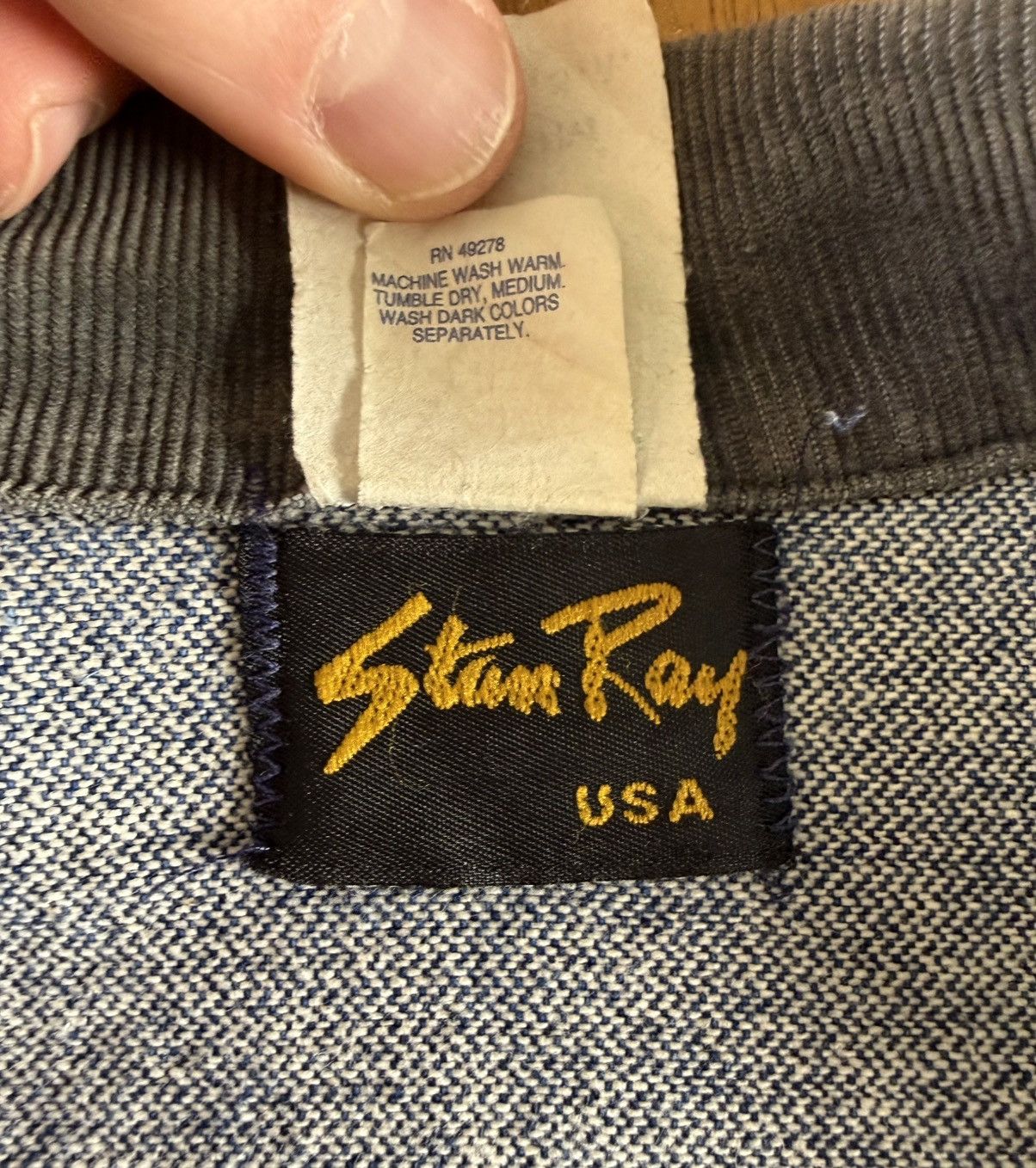 Stan Ray Vintage 90s Stan Ray USA Denim Chore Coat Coverall M Size US M / EU 48-50 / 2 - 5 Thumbnail