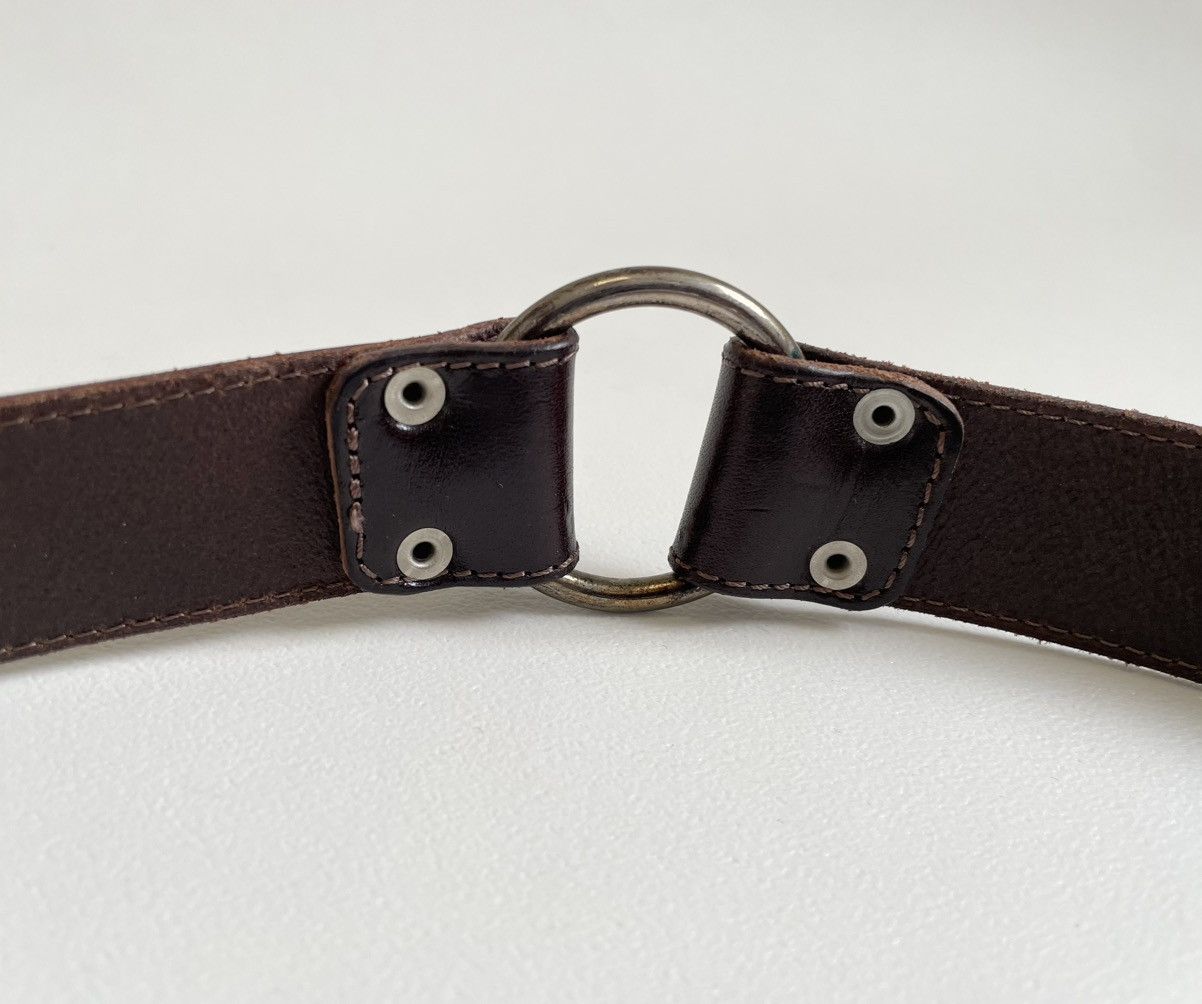 Maison Margiela A/W 06 Brown Leather ‘Bondage Belt’ Size 34 - 12 Thumbnail