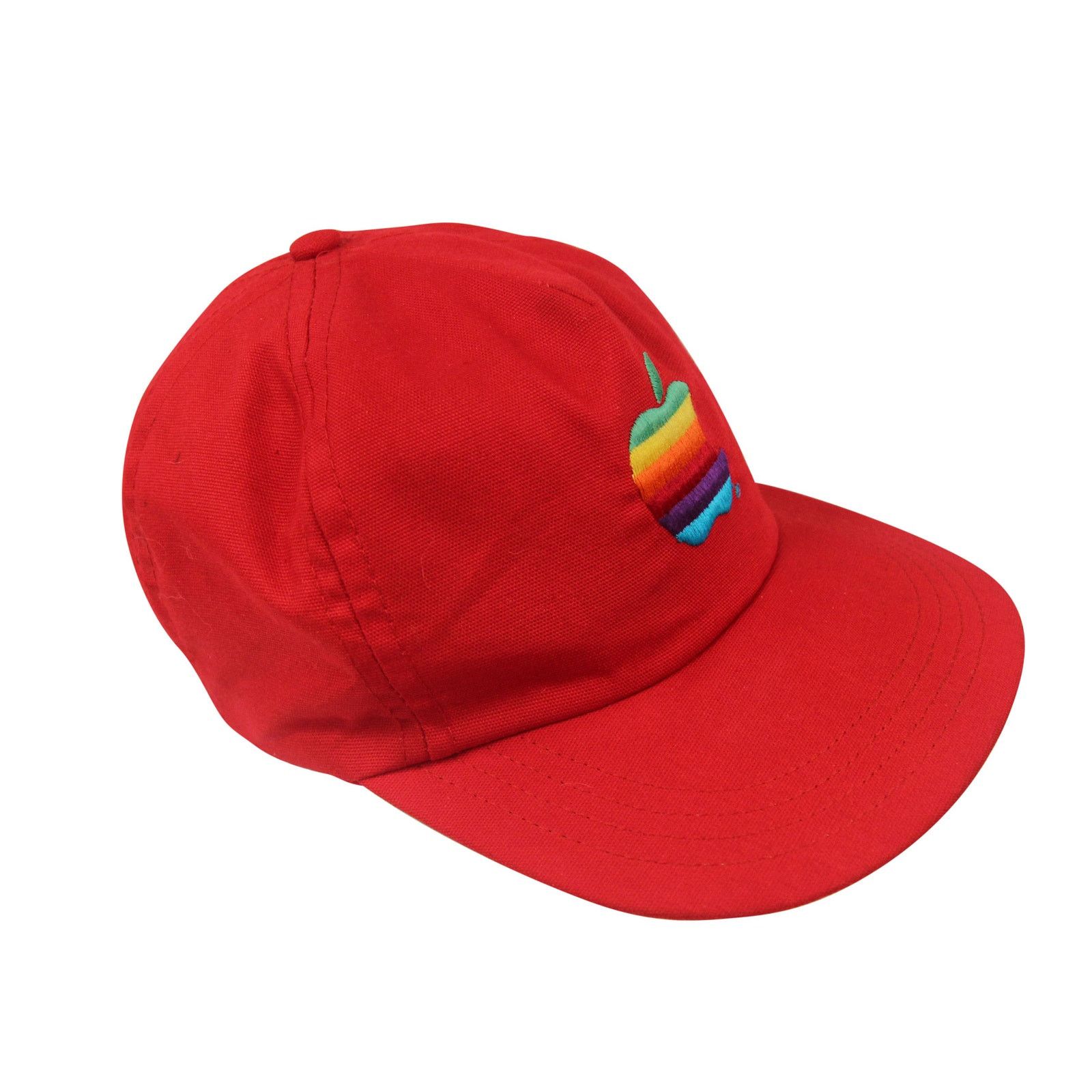 Apple × Mackintosh × Vintage Vintage Mac Computer Rainbow Apple Logo Trucker Hat Size ONE SIZE - 3 Thumbnail