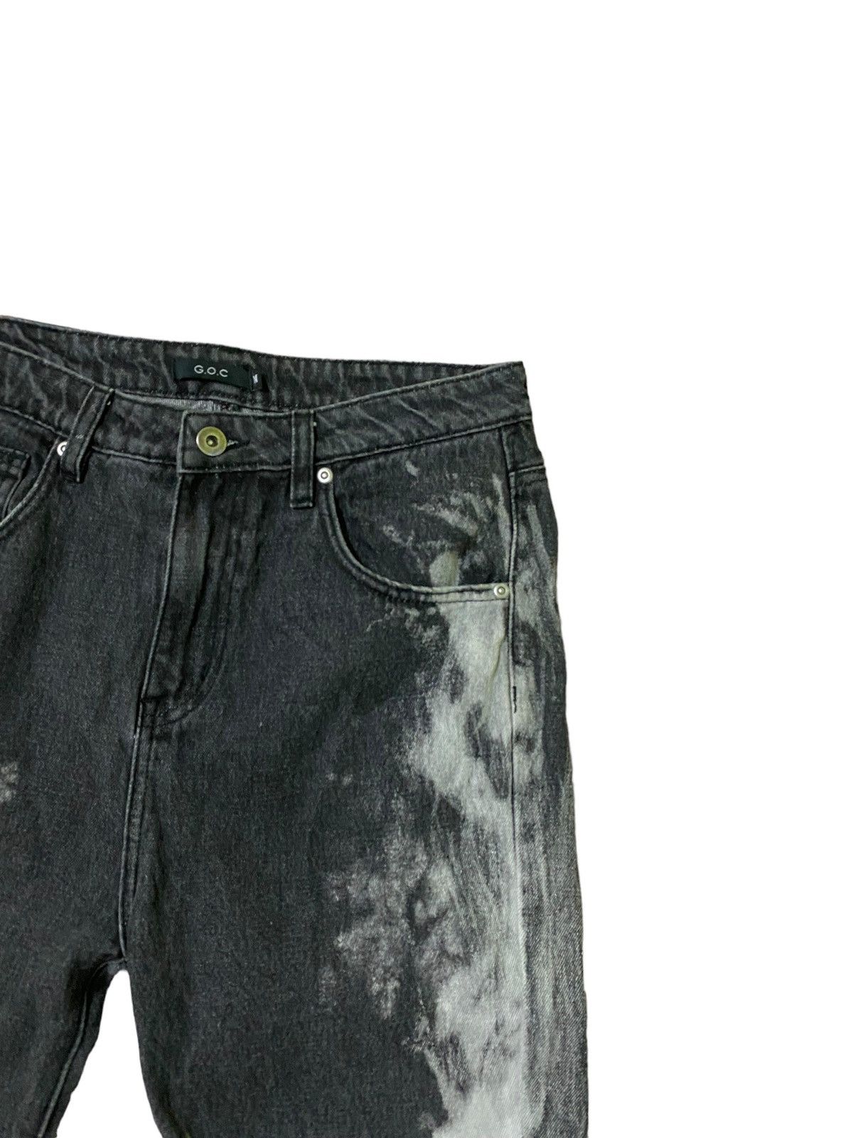 Hysteric Glamour FLARED G.O.C RICK OWENS STYLE ACID WASH DENIM Size US 28 / EU 44 - 5 Thumbnail