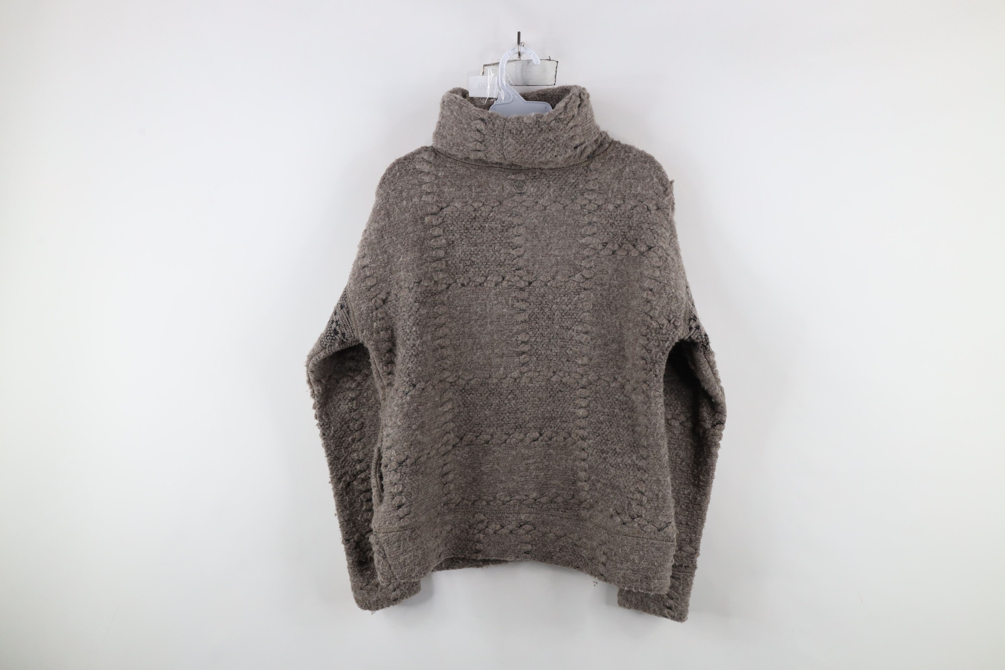 Prana × Vintage prAna Chunky Wool Blend Crestland Turtleneck Sweater Size S / US 4 / IT 40 - 12 Thumbnail