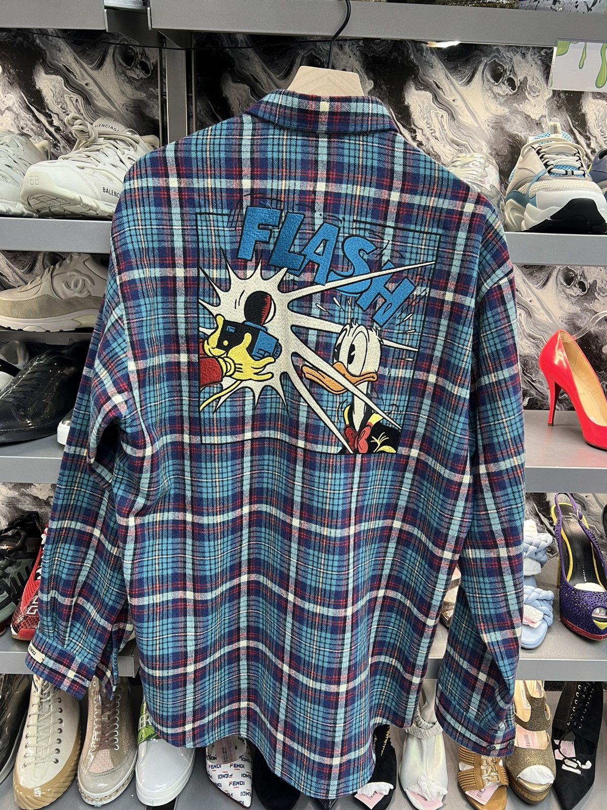 Gucci Gucci x Disney Donald Duck Flannel Size US M / EU 48-50 / 2 - 2 Thumbnail