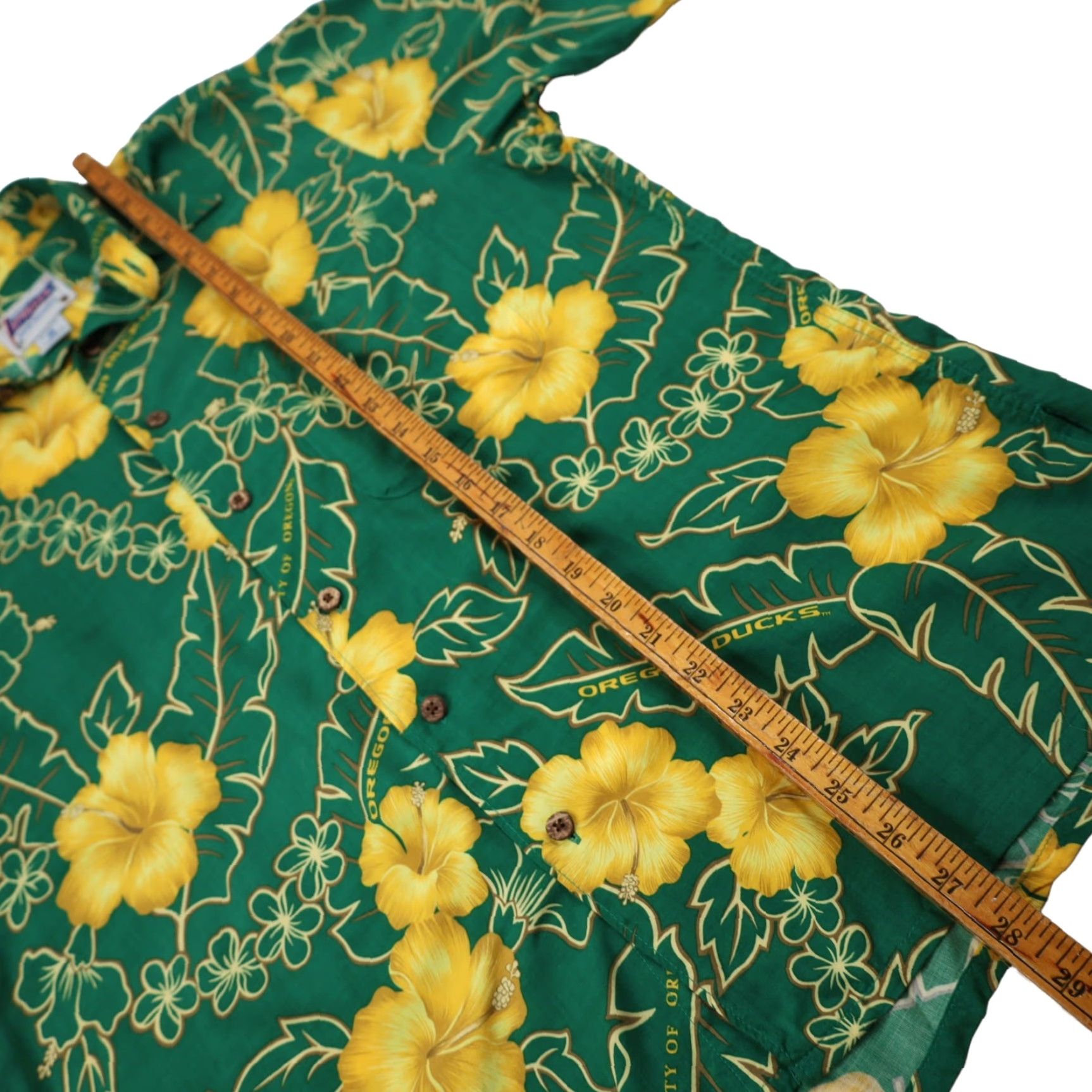 Reyn Spooner VINTAGE Reyn Spooner University of Oregon Mens S Hawaiian Shirt Green Size US S / EU 44-46 / 1 - 7 Thumbnail