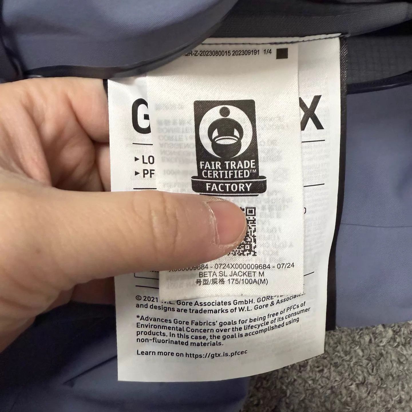Arc'teryx Arcteryx Beta BL Stratus Blue Hard Shell M 99 New Size US M / EU 48-50 / 2 - 4 Thumbnail
