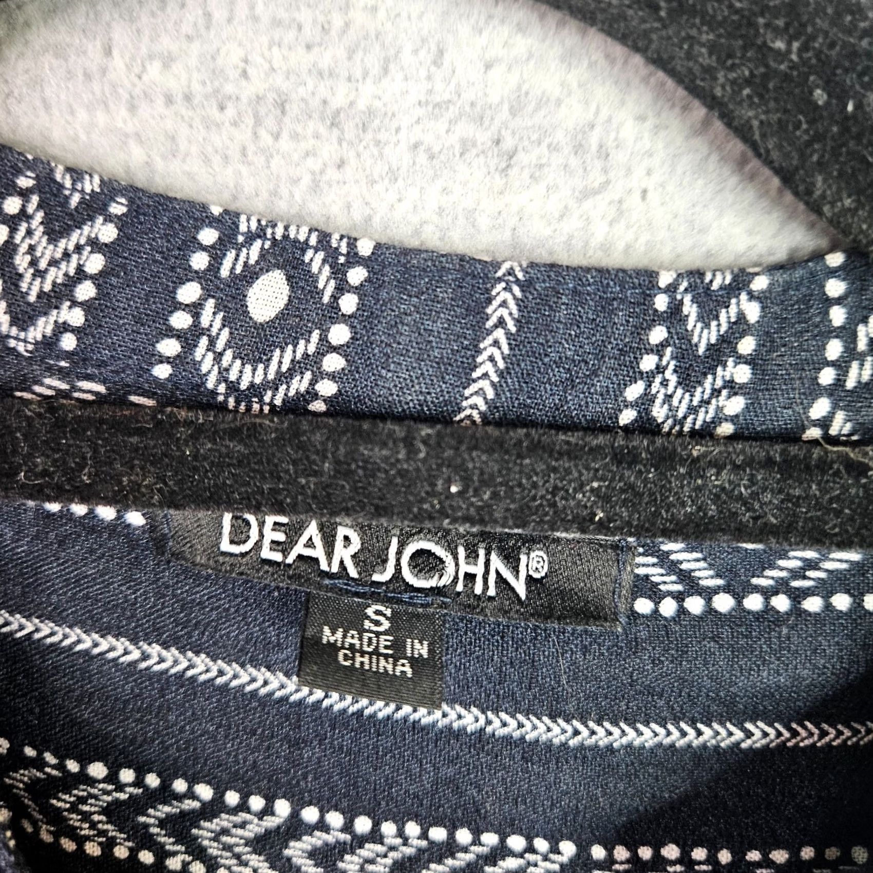 Vintage DEAR John Women's Southwest Printed Roller up Sleeve Dress Sz S Size S / US 4 / IT 40 - 4 Thumbnail