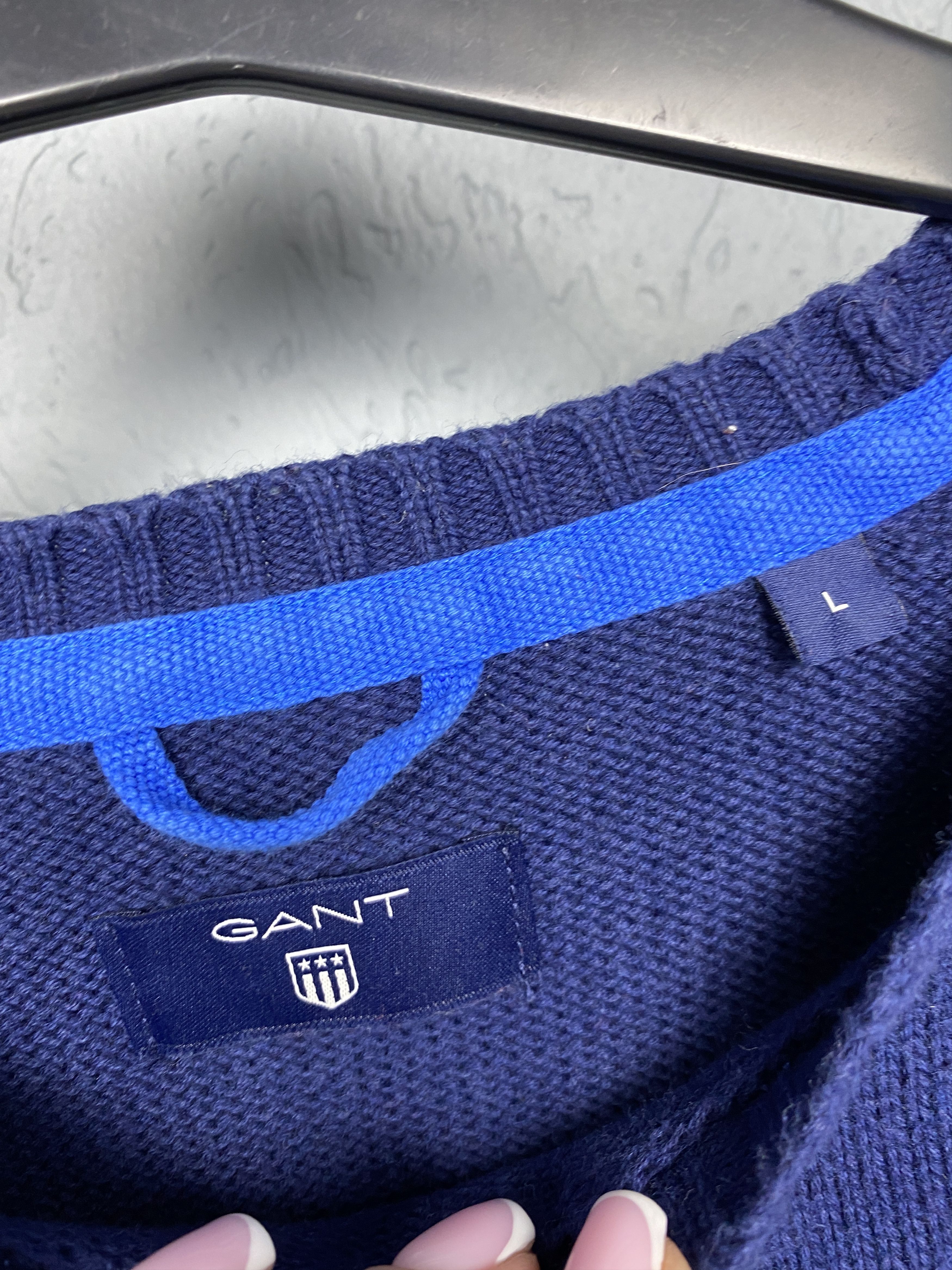 Gant Gant Vintage Mens Crew Neck Knit Sweater Size US L / EU 52-54 / 3 - 3 Thumbnail