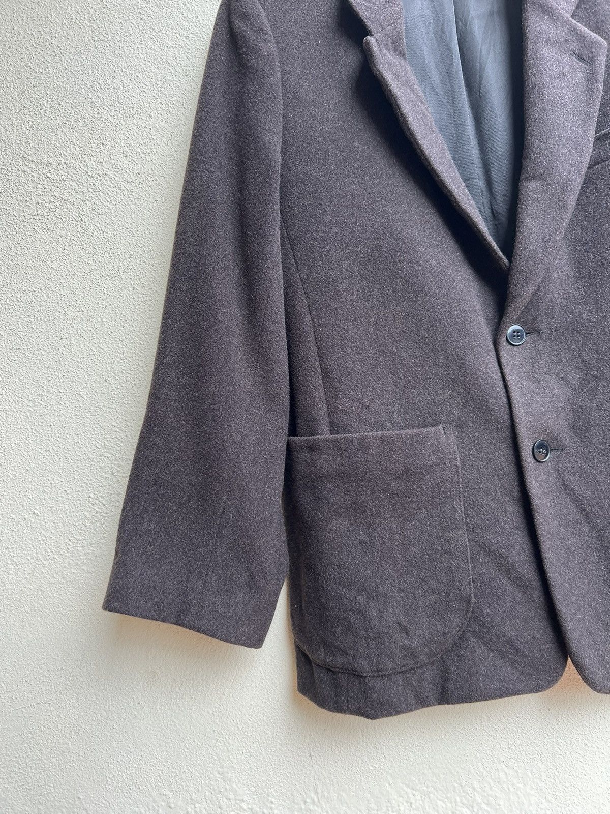agnes b. Vintage Agnes B. Homme Paris 100% Wool Blazer Coat Jacket Size US M / EU 48-50 / 2 - 9 Thumbnail