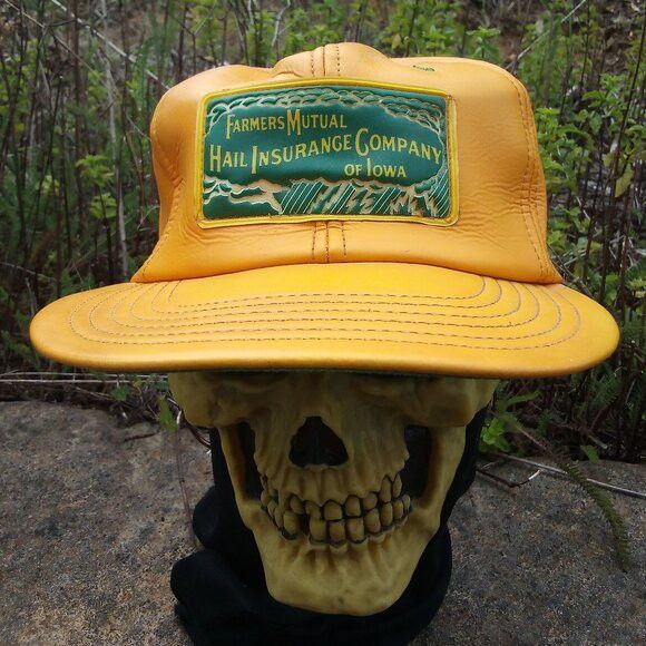 Vintage Vintage Farmers Mutual Hail Insurance Company Hat Cap Size ONE SIZE - 1 Thumbnail