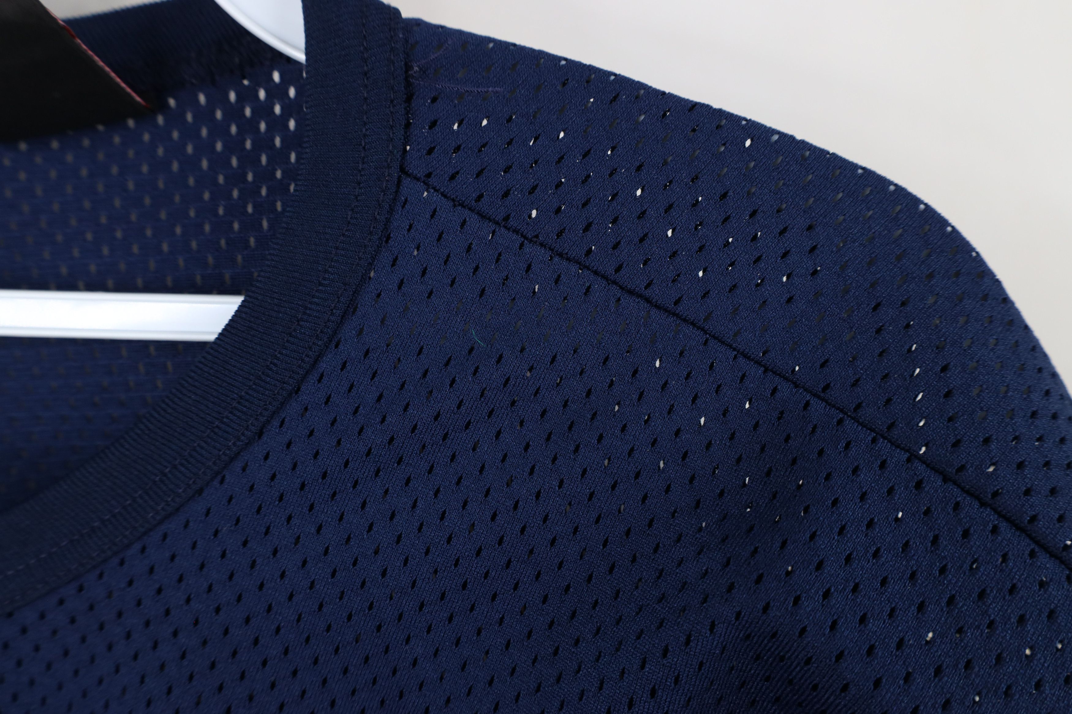 Vintage Vintage 90s Michigan Rams Mesh Henley Baseball Jersey Blue Size US XXL / EU 58 / 5 - 8 Thumbnail