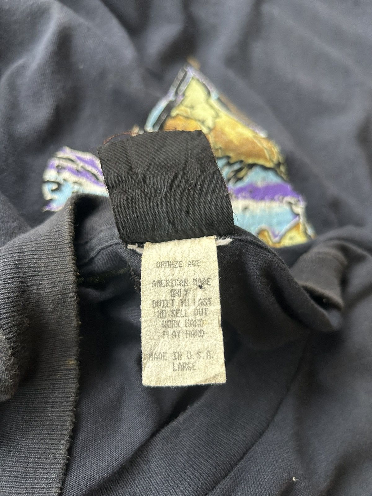 Vintage Bronze Age Big Logo Tshirt Size US L / EU 52-54 / 3 - 8 Thumbnail