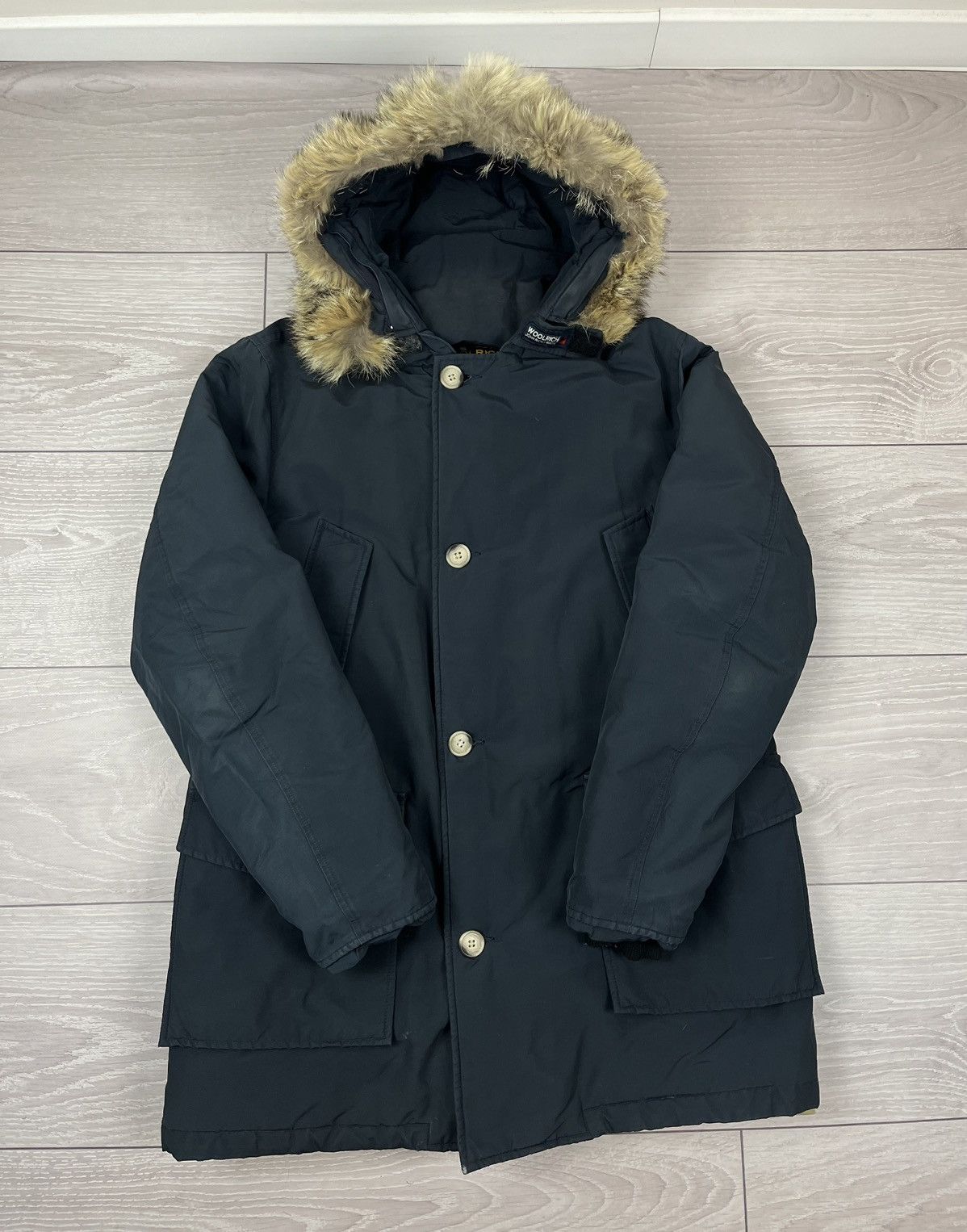 Woolrich Woolen Mills Woolrich Arctic Down Puffer Fur Fuzzy Parka Jacket Size US L / EU 52-54 / 3 - 2 Thumbnail