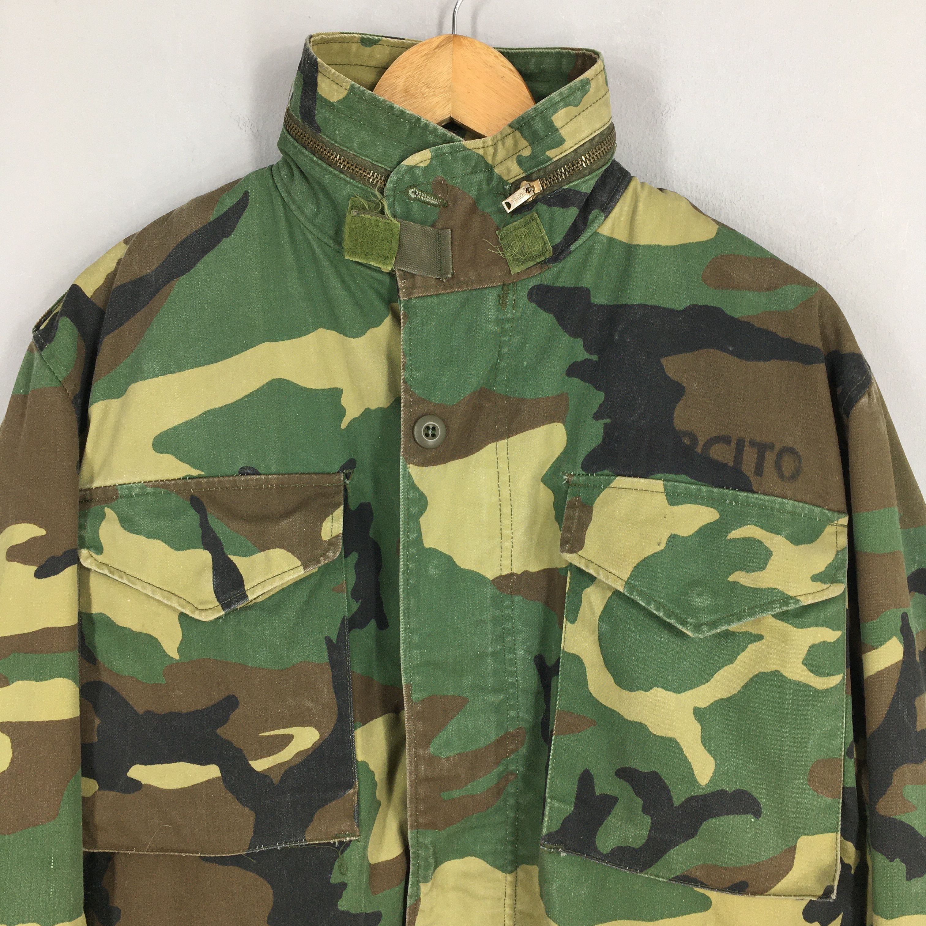 Alpha Industries Vintage Alpha Industries M-65 Field Camouflage Jacket Small Size US S / EU 44-46 / 1 - 2 Thumbnail