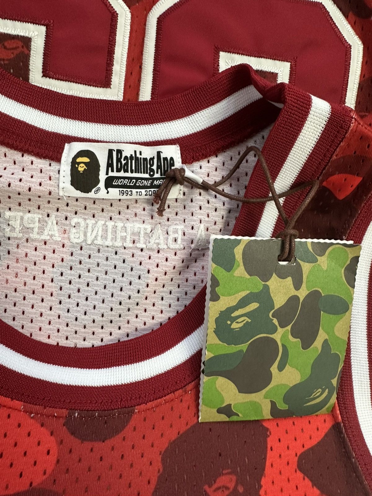 Bape Bape Basketball Jersey ‘Red’ Size US L / EU 52-54 / 3 - 5 Thumbnail