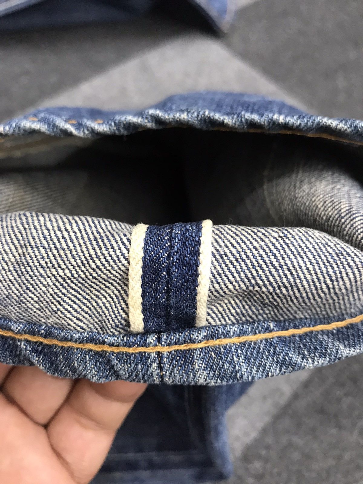 Yohji Yamamoto 💥ARCHIVAL💥SPOTTED HORSE MINIMALIST DENIM By Yohji F61 Size US 27 - 13 Thumbnail