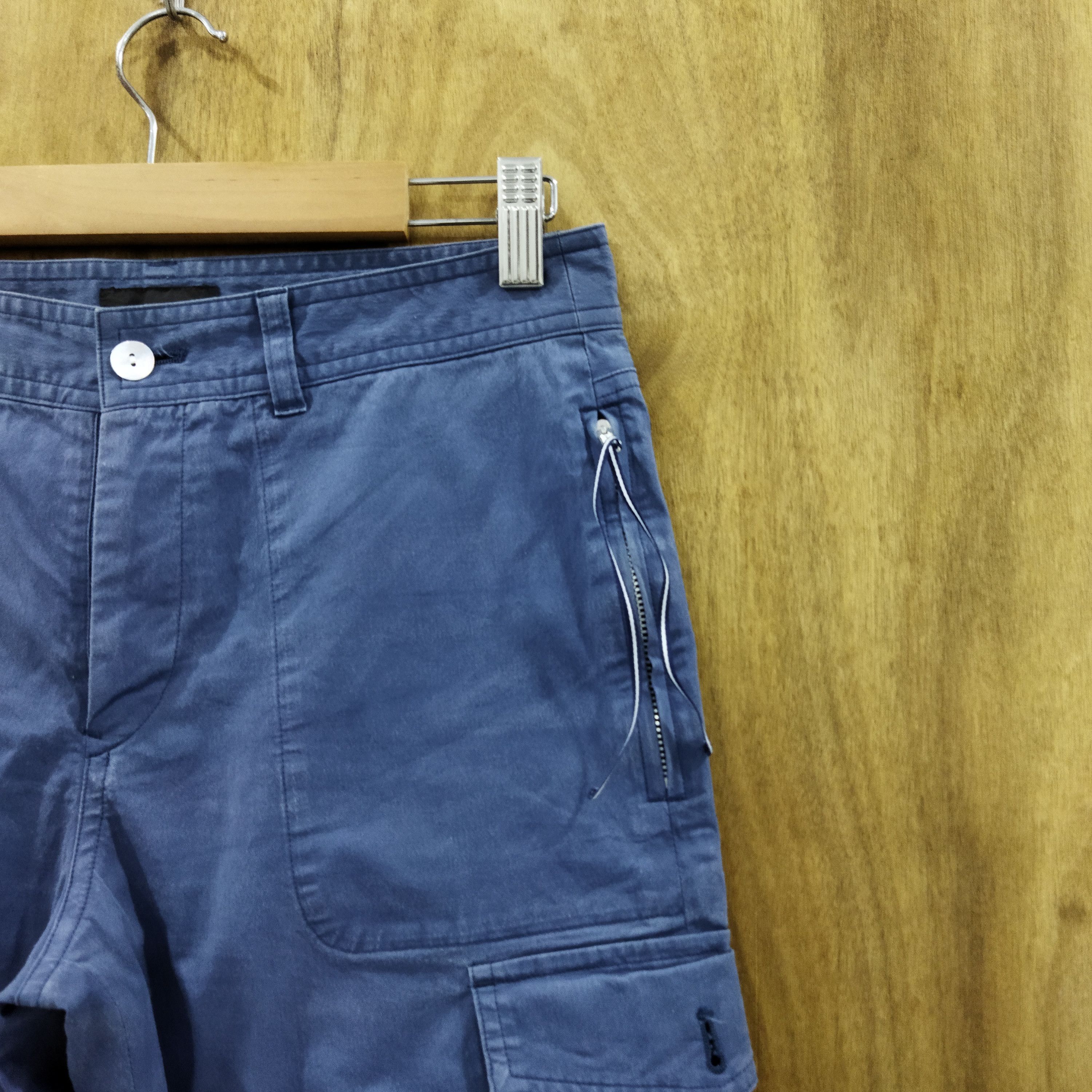 Japanese Brand K.T FADED BLUE CARGO PANTS Size US 26 / EU 42 - 5 Thumbnail