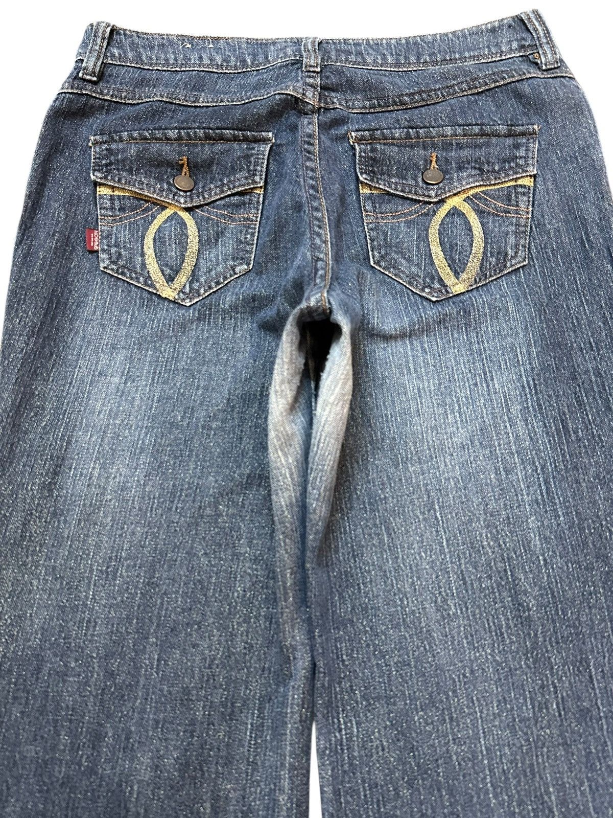 Hypebeast Vintage Japanese Brand Blue Faded Wash Style Baggy Jeans Size US 32 / EU 48 - 5 Thumbnail