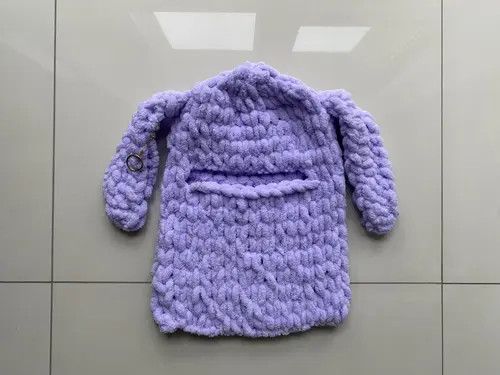 Handmade Handmade Knitted Balaclava Ski Mask Bunny Rabbit Style Size ONE SIZE - 6 Thumbnail