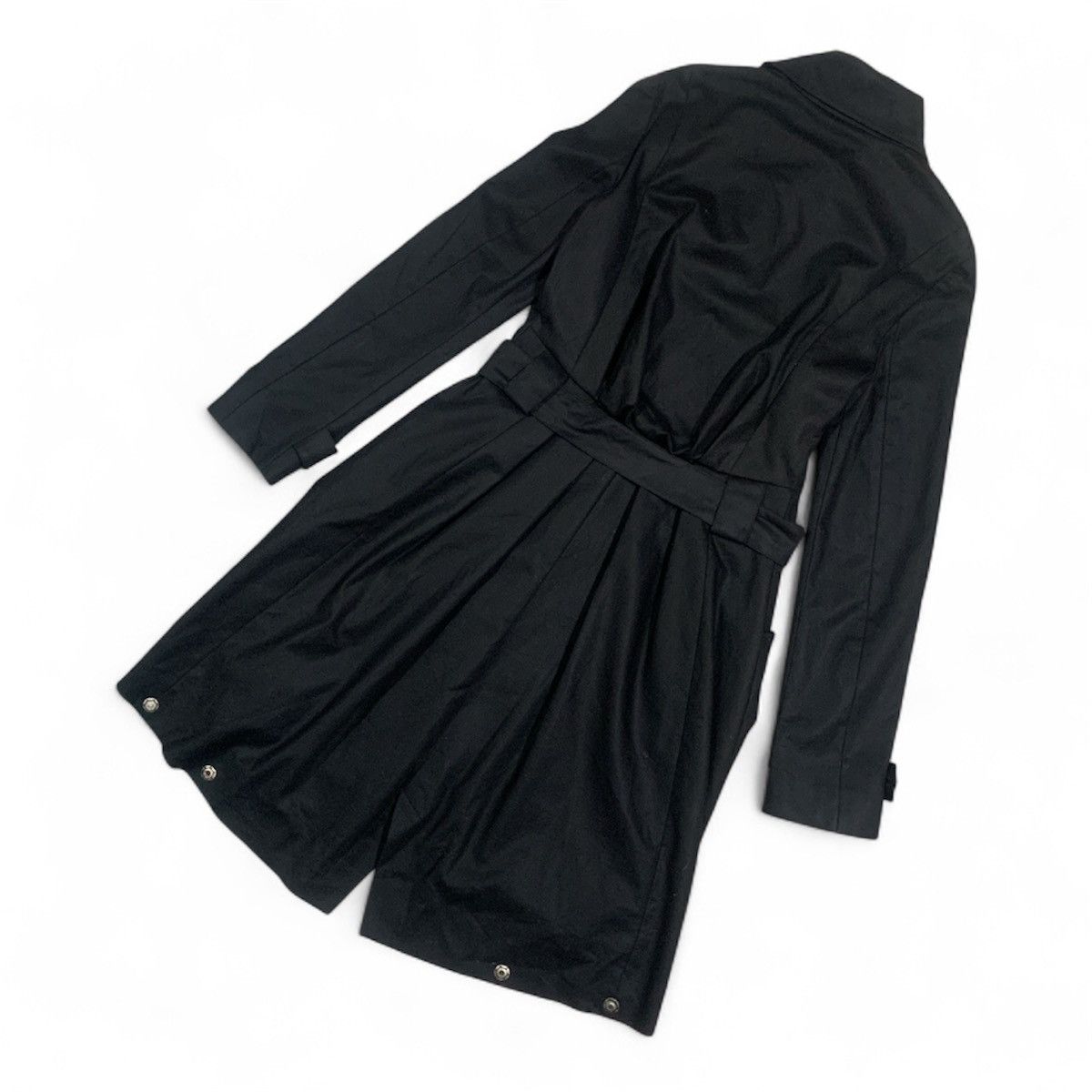Patrizia Pepe Patrizia Pepe Double Breasted Black Trench Coat Size M / US 6-8 / IT 42-44 - 6 Thumbnail