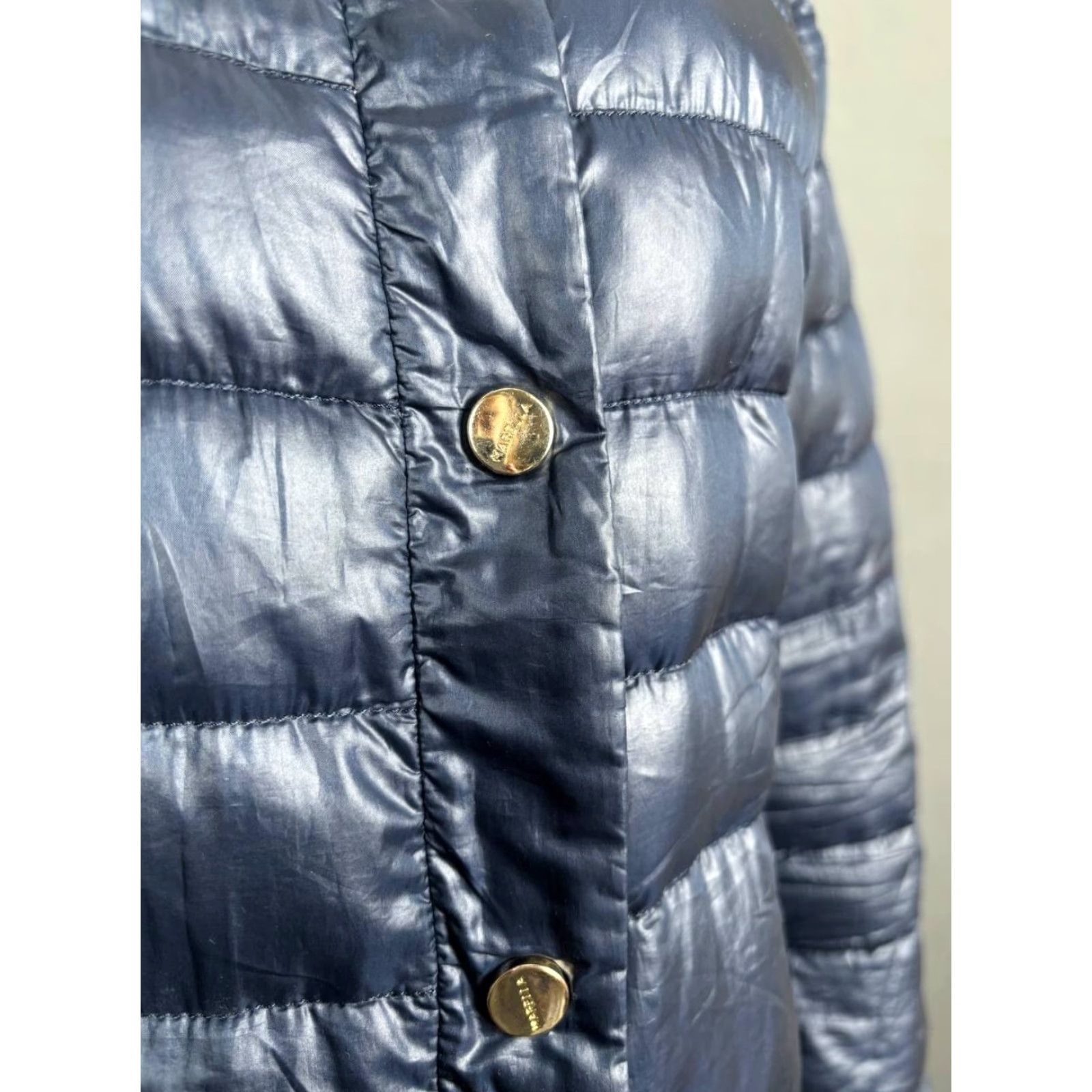 Marella Marella Down Puffer Coat Blue 8 Long Sleeve Zip Coat Womens Regular Size Piumino Lining Piumette Winter Fall Jacket Size M / US 6-8 / IT 42-44 - 4 Thumbnail