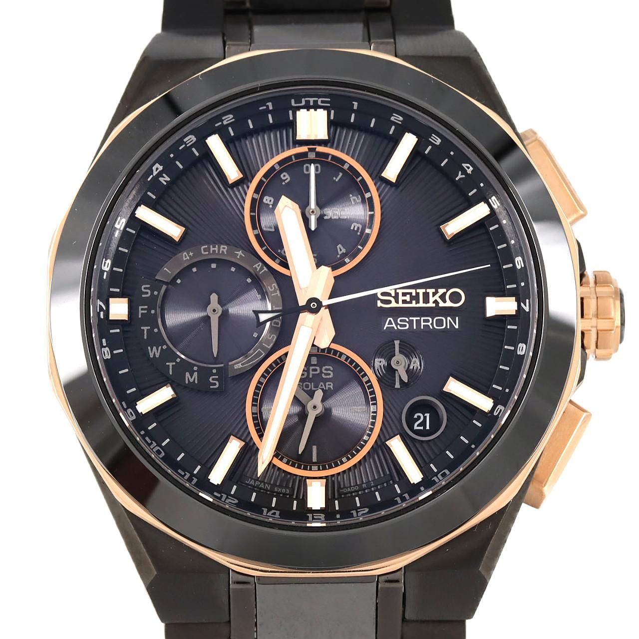 Seiko Seiko Seiko Astron GPS LTD Titanium Metal Quartz 5X83-0AD0-1/SBXC158 DUTY FREE for USA Size ONE SIZE - 1 Thumbnail