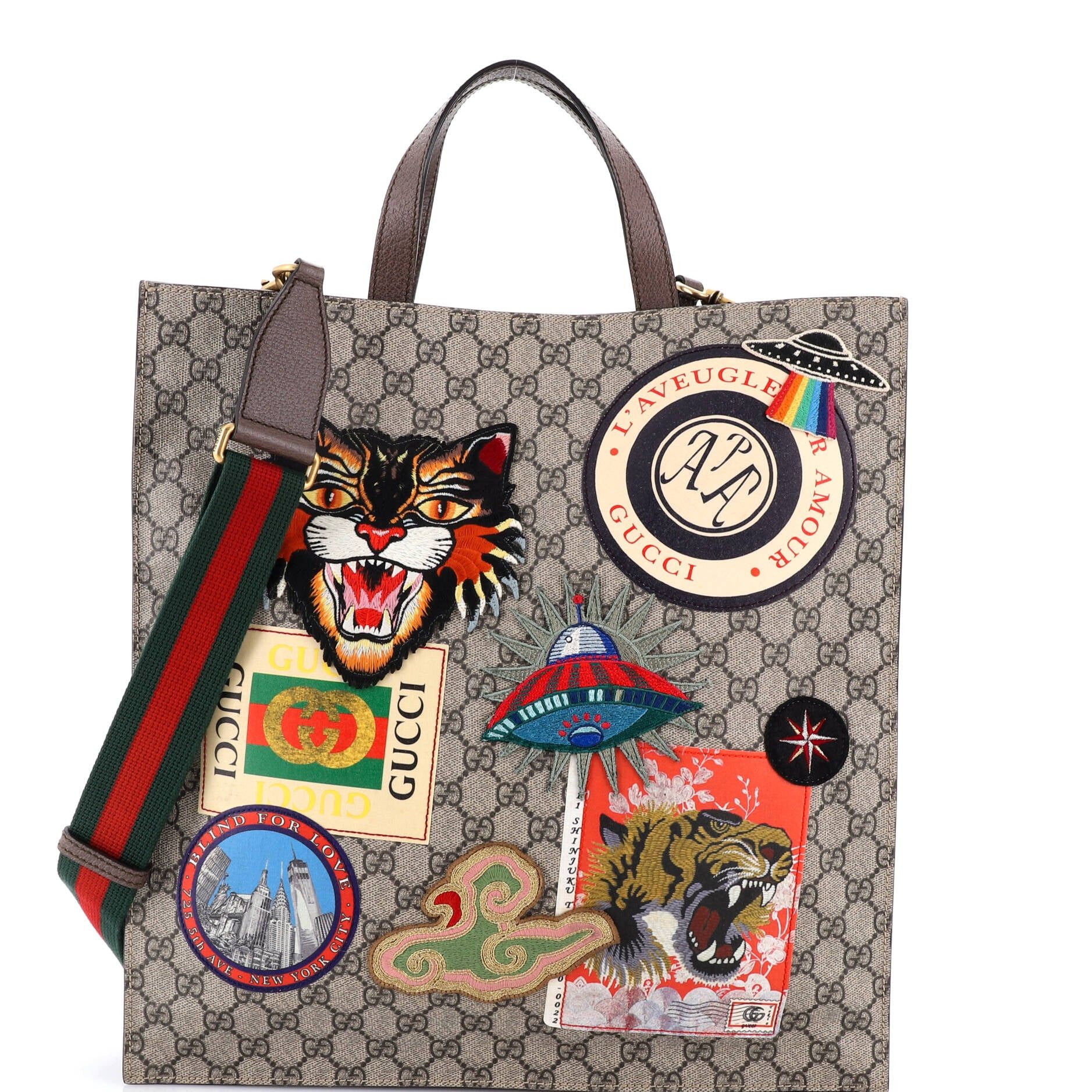 Gucci Courrier Convertible Soft Open Tote Size ONE SIZE - 1 Thumbnail