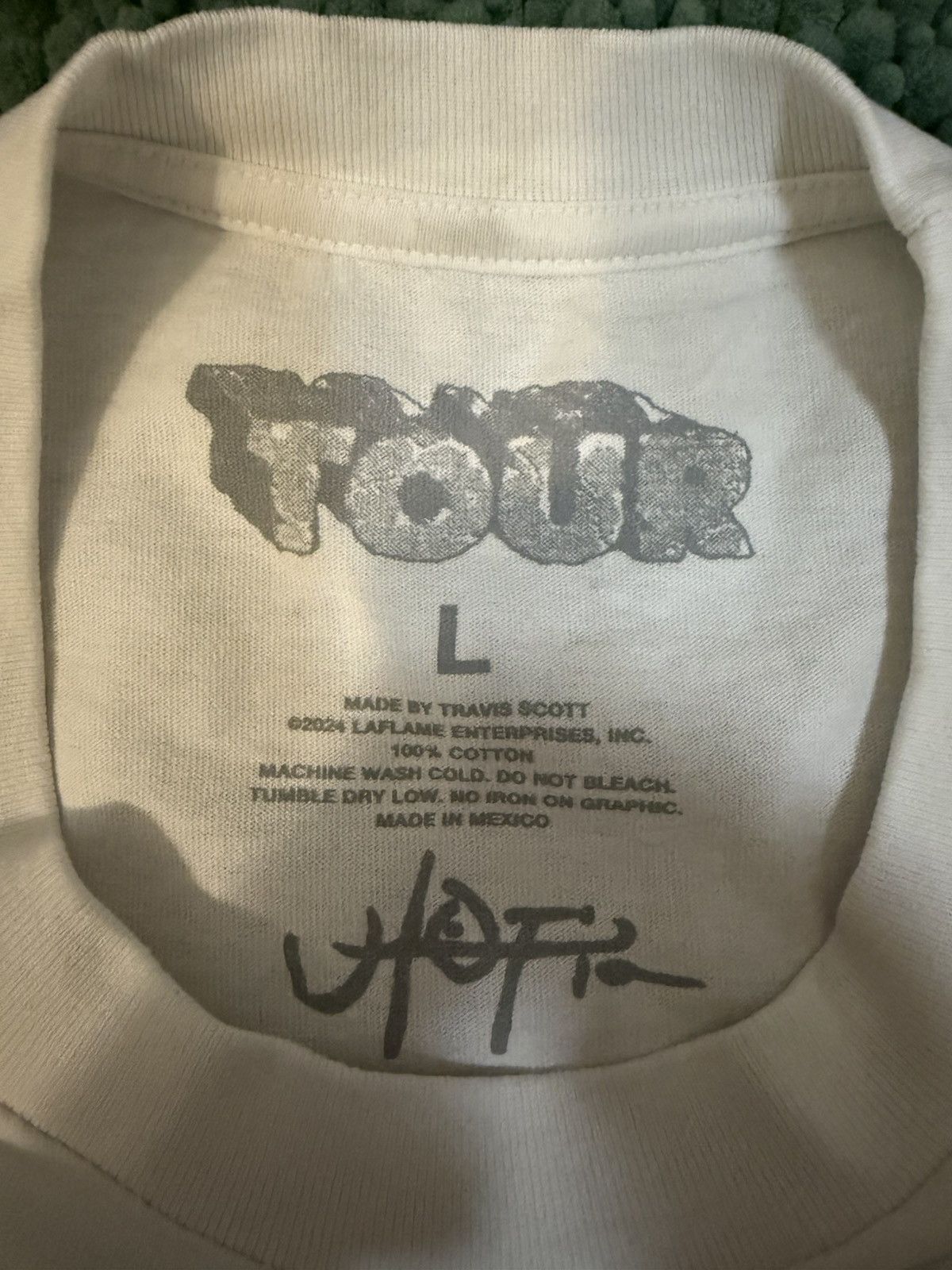 Travis Scott Travis Scott T-shirt, Skitzo-Utopia, Circus Maximus tour Size US L / EU 52-54 / 3 - 3 Thumbnail