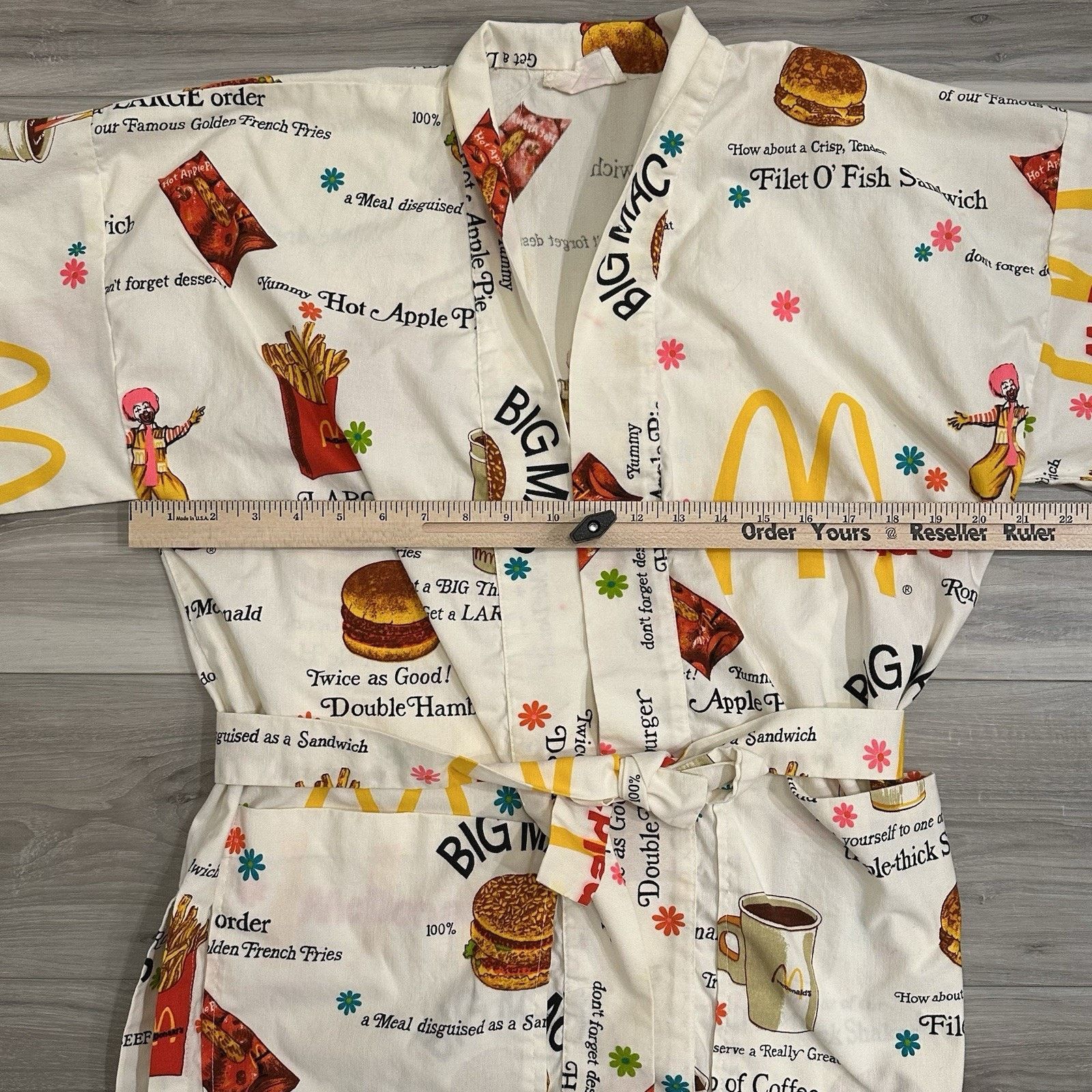 Vintage Vintage 60’s Ronald McDonald's AOP Worker’s Robe Size M Rare Size US M / EU 48-50 / 2 - 10 Thumbnail
