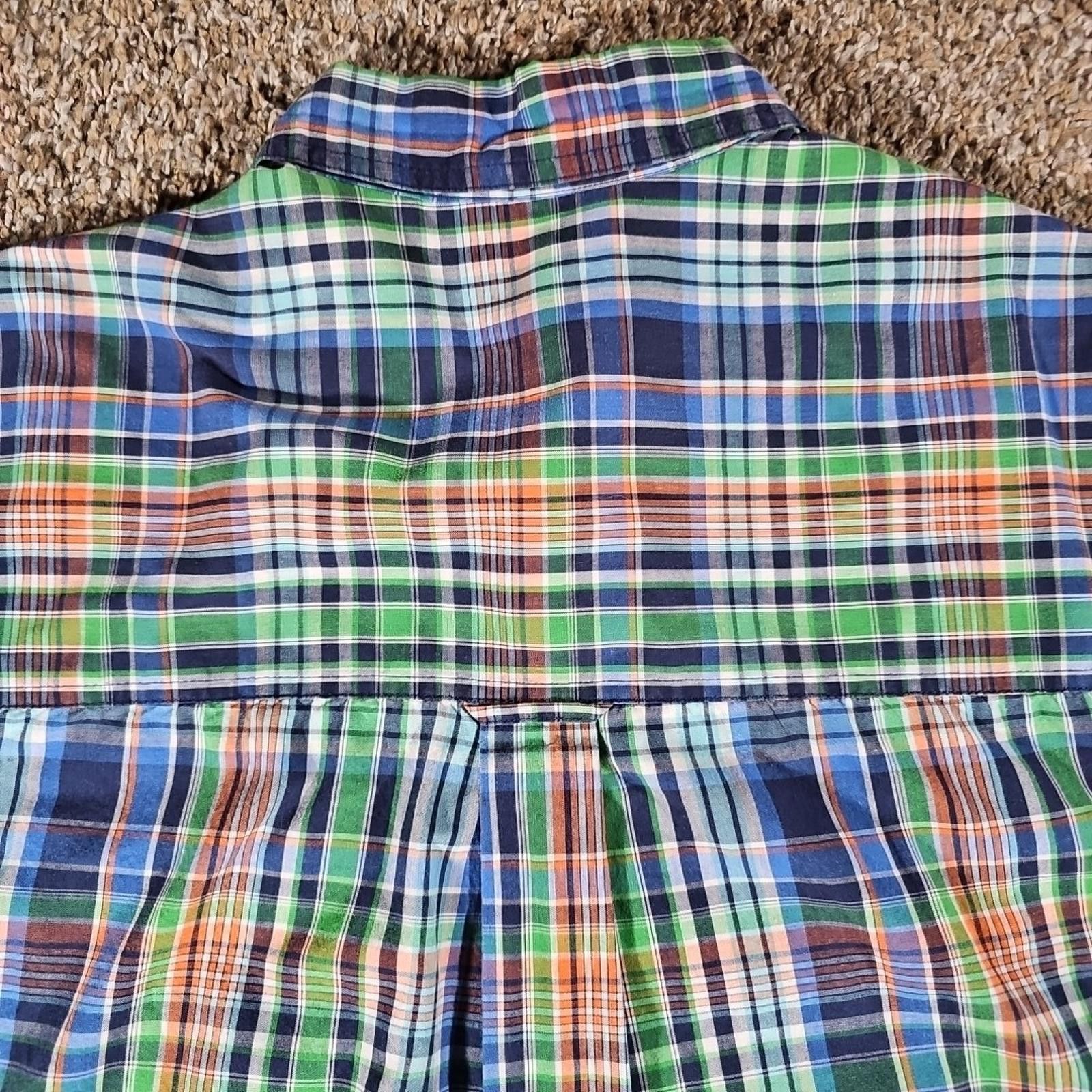 Chaps Chaps LT Easy Care Bright Plaid Button Up Size US L / EU 52-54 / 3 - 9 Thumbnail