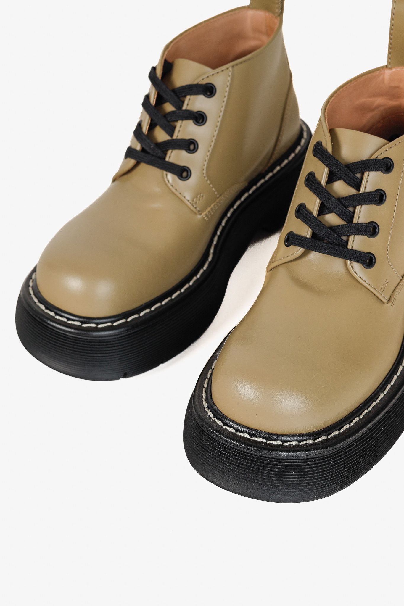 Bottega Veneta Bottega Veneta Swell Tokyo Brush Calf Leather Ankle Boots Size US 6.5 / IT 36.5 - 6 Thumbnail