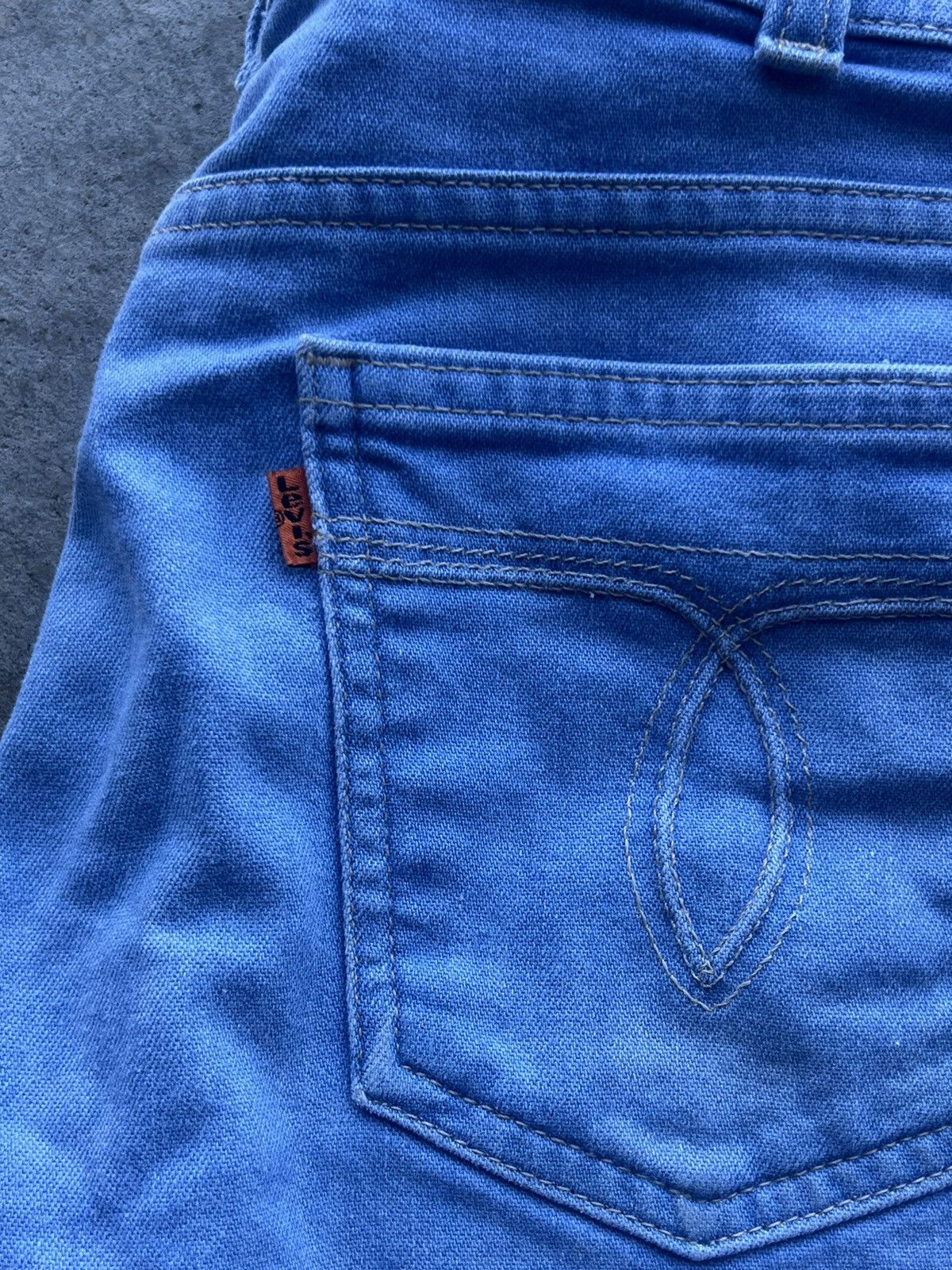 Levi's × Vintage 👖 Vintage 70s - 80s Orange Tab Levi's 505 blue jean👖 Size US 35 - 3 Thumbnail