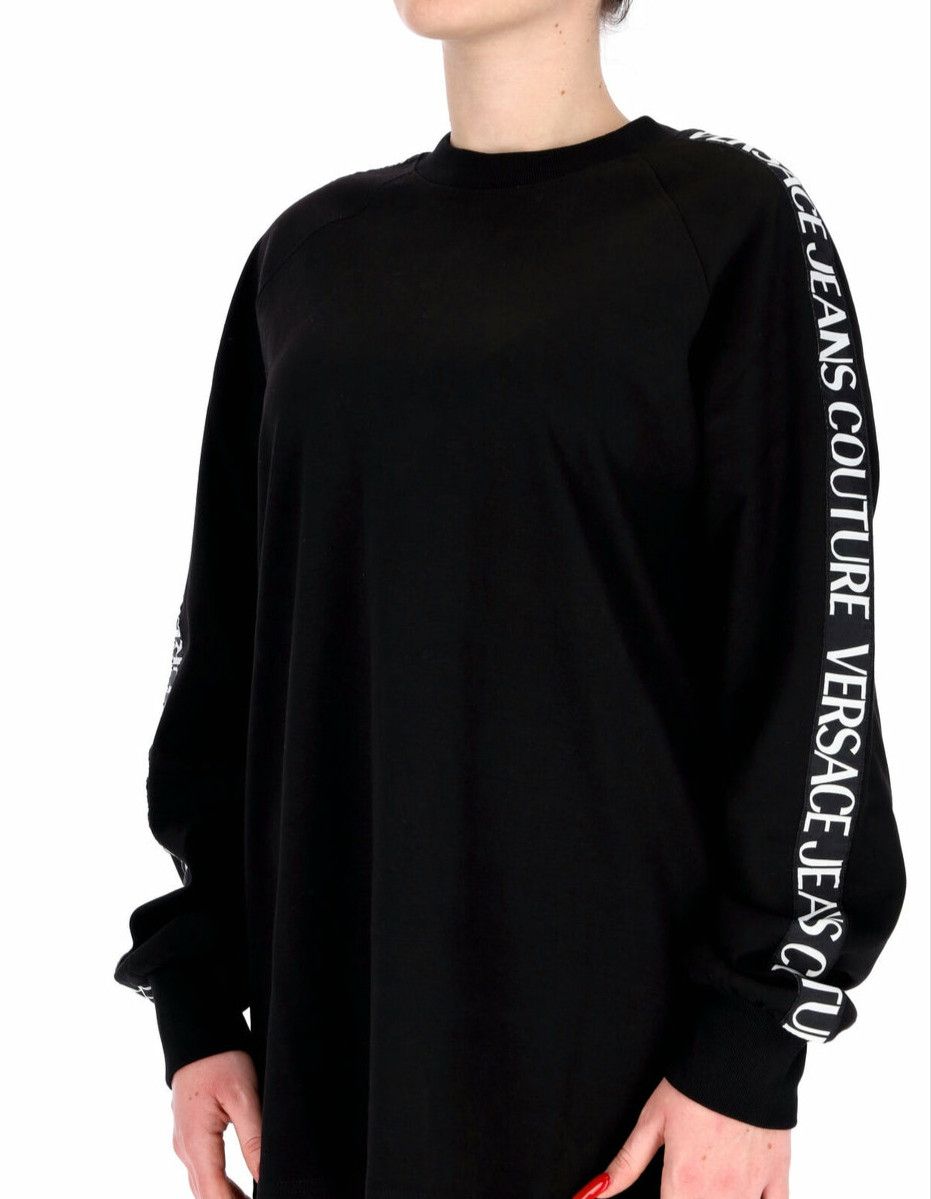 Versace Jeans Couture VJC VERSACE Side Stripe Logo Crew Neck Sweatshirt Size US M / EU 48-50 / 2 - 8 Thumbnail