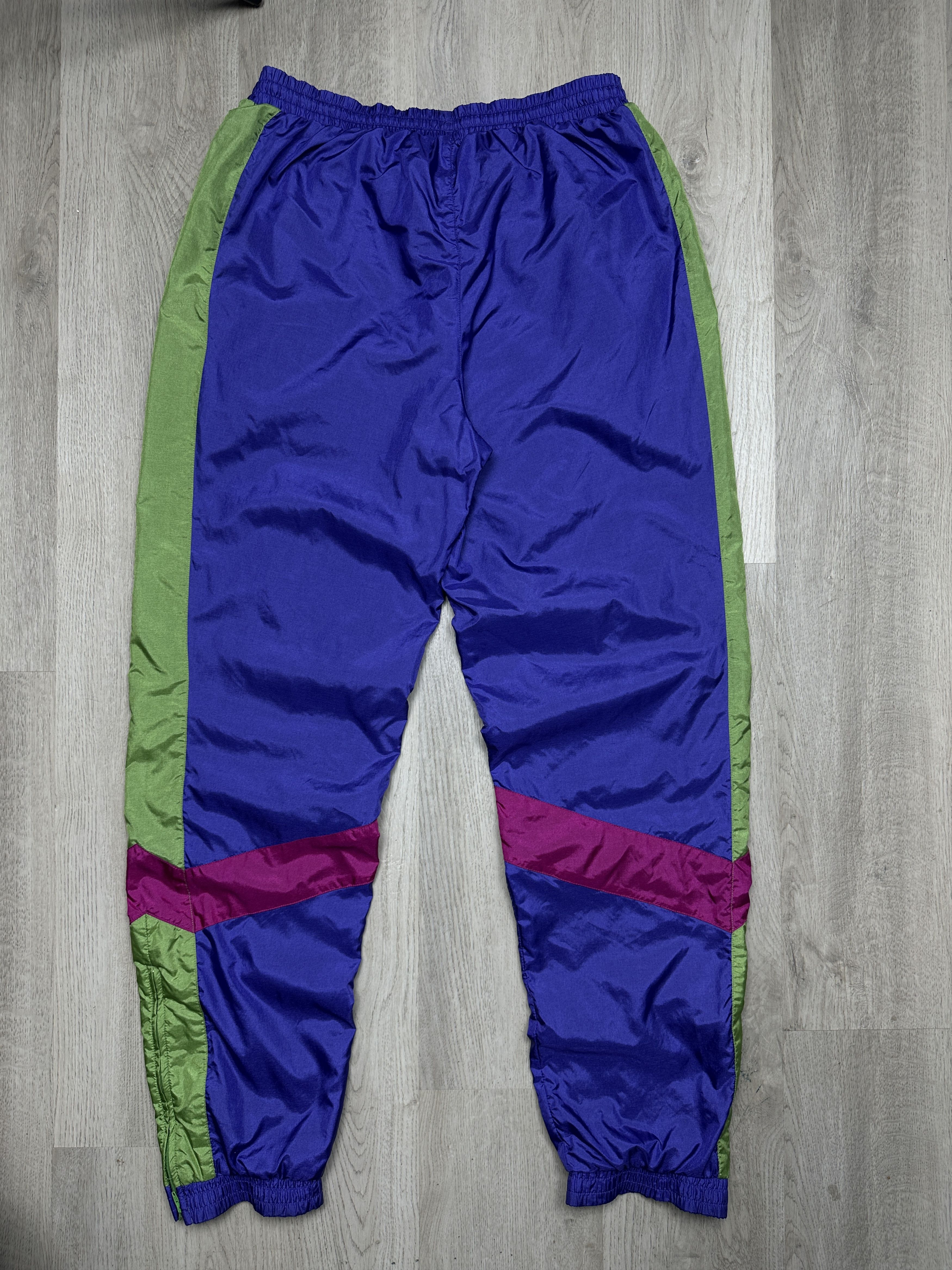 Adidas × Vintage Adidas 90s Vintage Nylon Mens Track Pants Drill Size US 36 / EU 52 - 6 Thumbnail