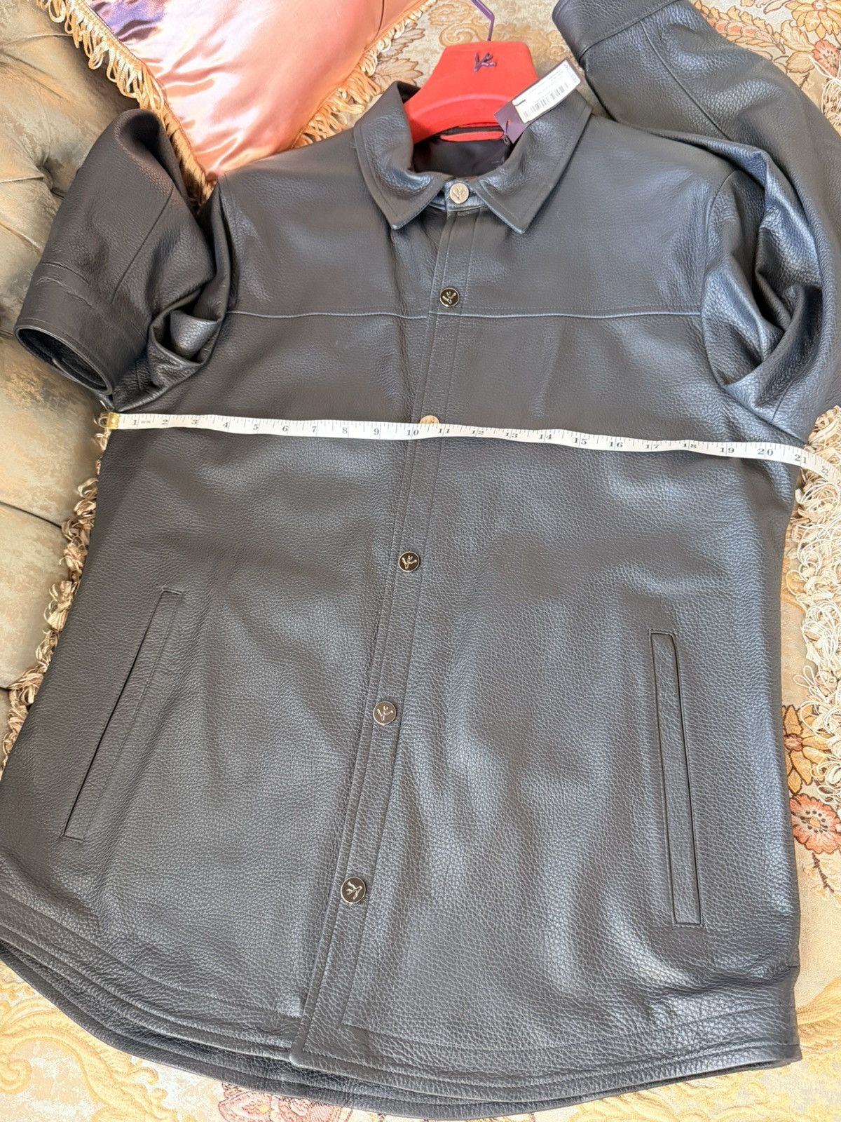 Isaia Napolii New ISAIA NAPOLI Men Deerskin Leather Shirt Jacket Overshirt Size US M / EU 48-50 / 2 - 18 Thumbnail