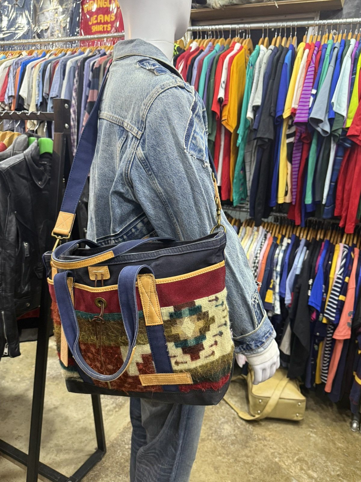 Japanese Brand × Kapital × MasterPiece Masterpiece messenger & tote bag Size ONE SIZE - 3 Thumbnail