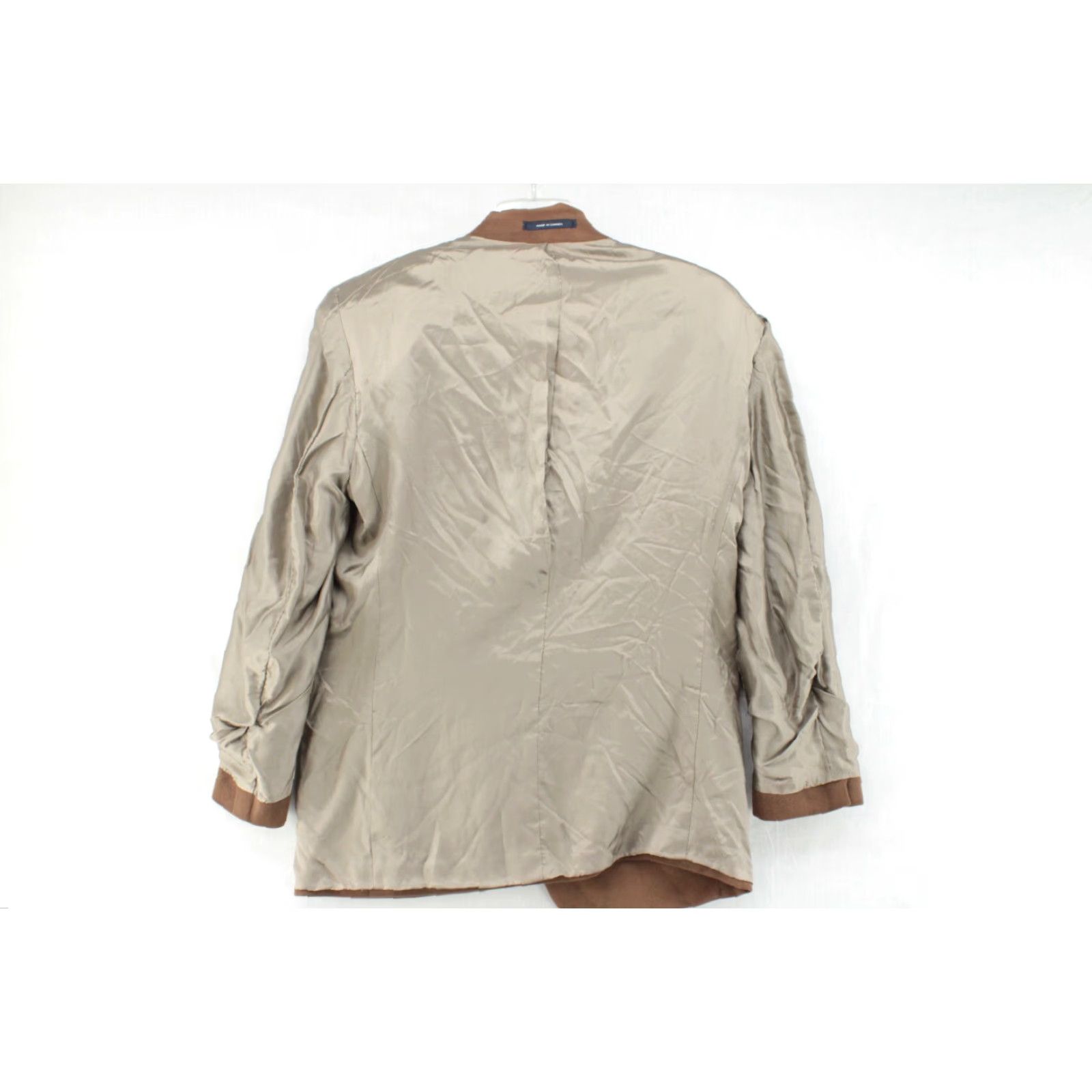Ralph Lauren Ralph Lauren Blazer Men 40R Sports Coat Jacket Beige Polyester Viscose Four-Button Notch Notch Lapel Dry Clean Only Vintage No Size 40R - 6 Thumbnail