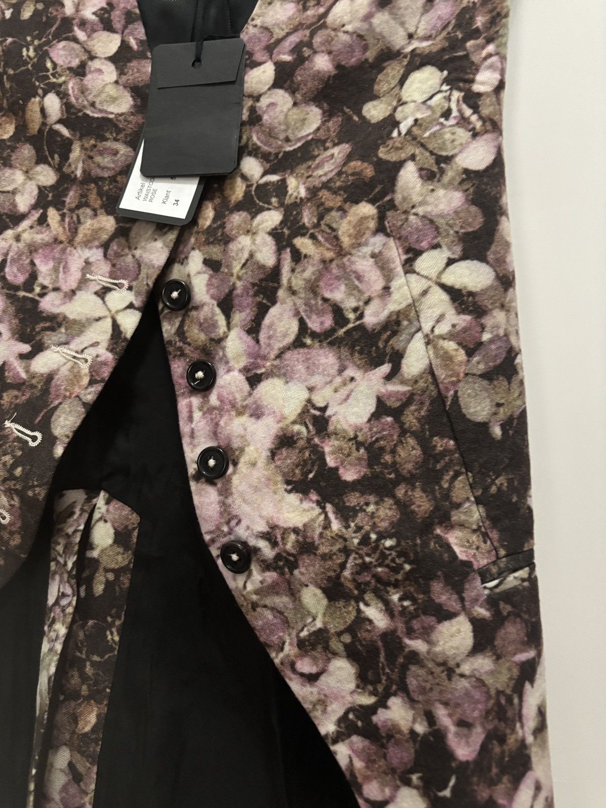 Ann Demeulemeester New Ann Demeulemeester floral pattern vest Size XS / US 0-2 / IT 36-38 - 7 Thumbnail