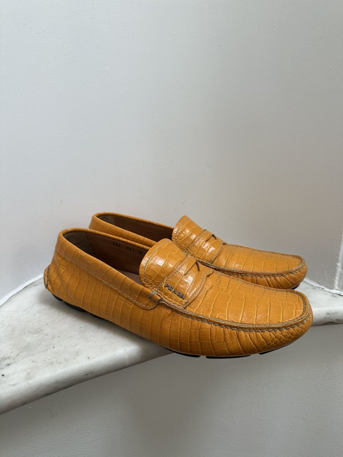 Prada Prada Crocodile Loafers Size US 11 / EU 44 - 2 Thumbnail
