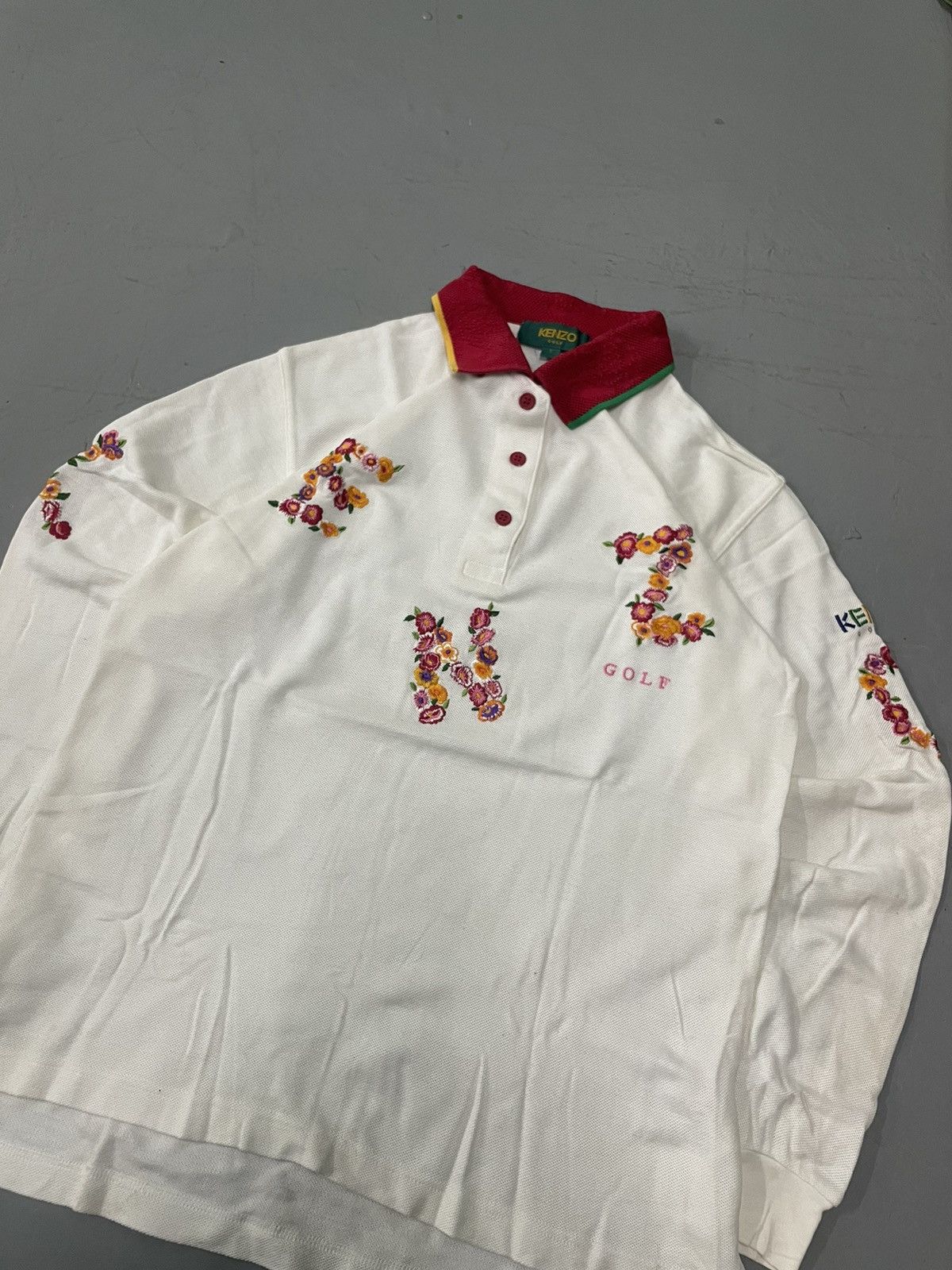 Kenzo Kenzo Golf Floral Polo Shirt Size US S / EU 44-46 / 1 - 3 Thumbnail