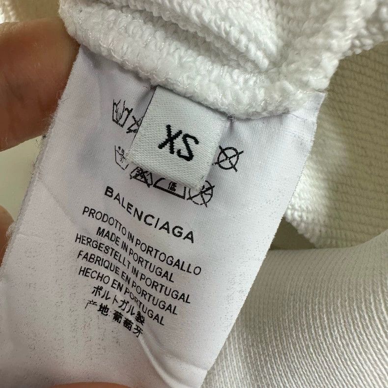 Balenciaga Balenciaga Back hood logo hoodie Size US XS / EU 42 / 0 - 4 Thumbnail