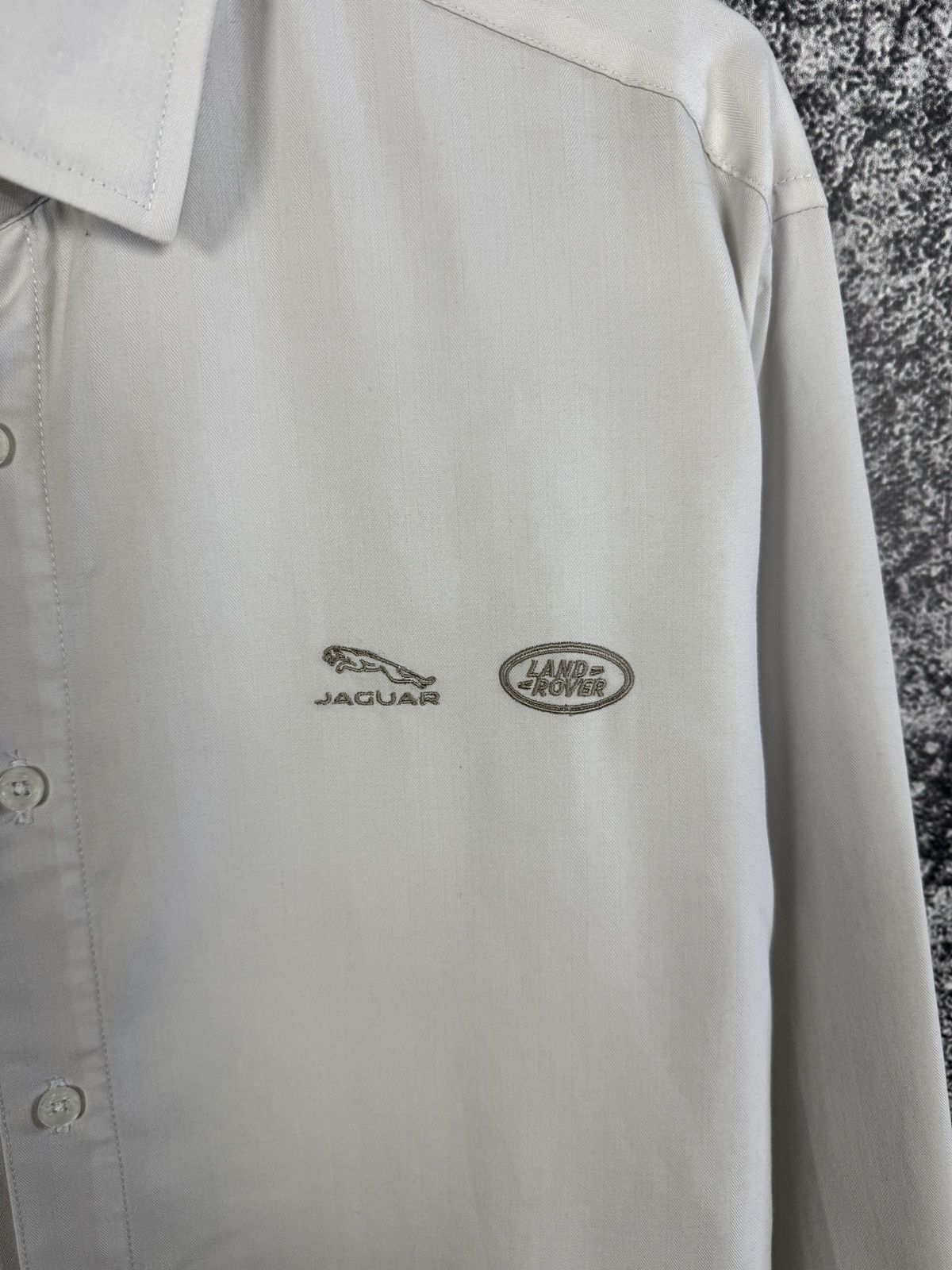 Vintage Jaguar Land Rover Long Sleeve Shirt Buttop Up Racing Vintage Size US L / EU 52-54 / 3 - 6 Thumbnail