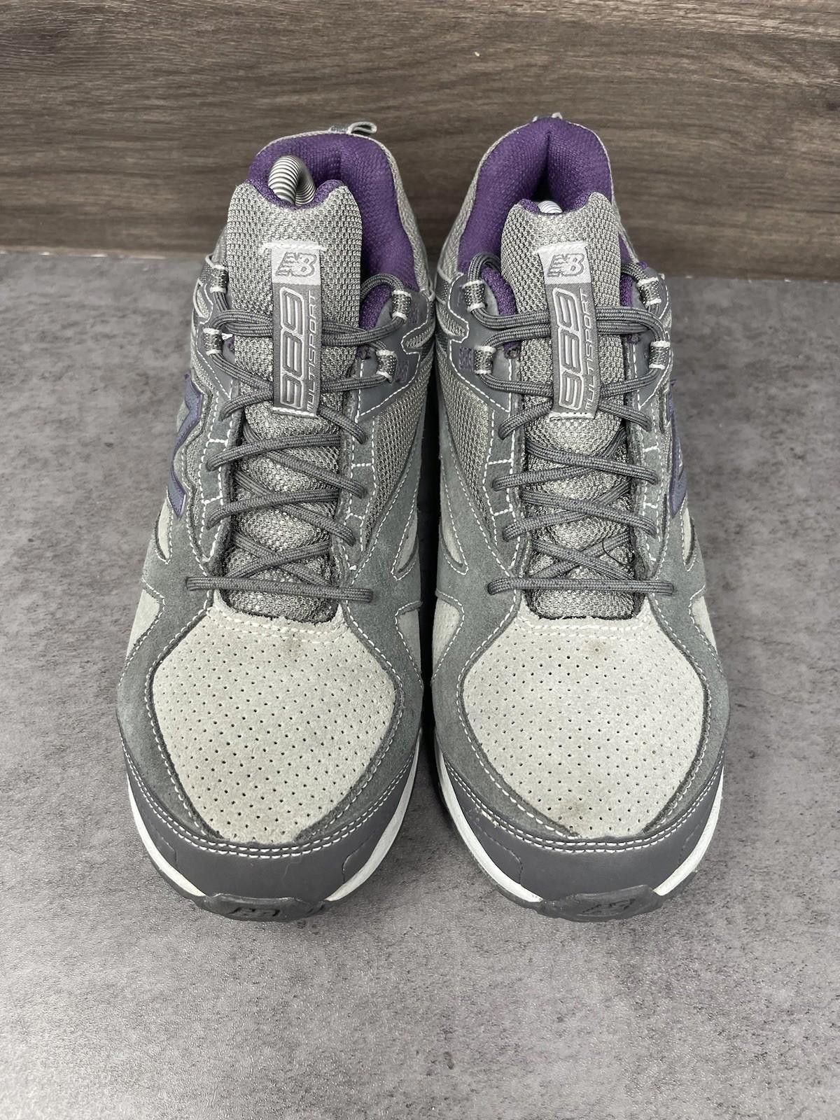 New Balance New Balance 989 Shoes Womens Size 9 Grey Purple Suede GTX Size US 9 / IT 39 - 3 Thumbnail