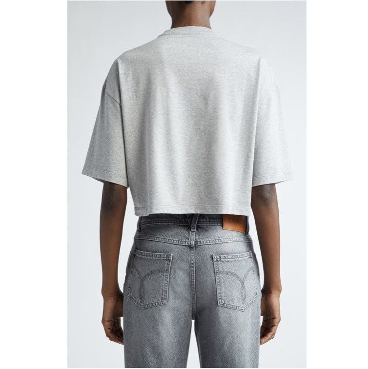 Versace Versace Crystal Medusa Crop Boxy T-Shirt Tee Top Gray IT 40 Size S / US 4 / IT 40 - 4 Thumbnail