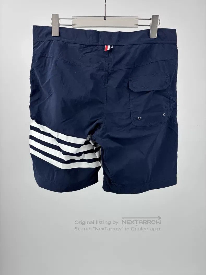 Thom Browne Thom Browne size 4 Four-stripe nylon shorts Size US 34 / EU 50 - 2 Thumbnail
