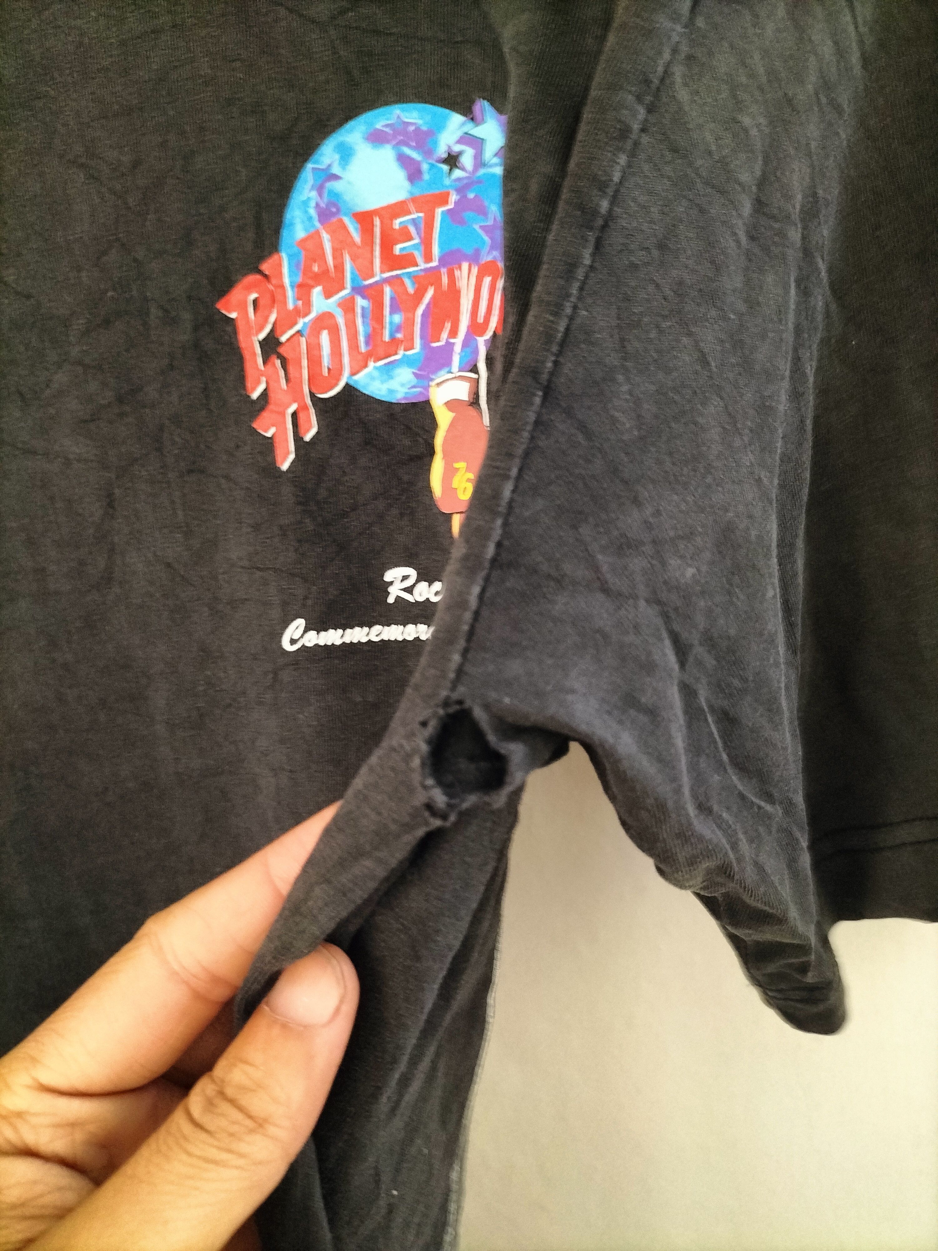 Planet Hollywood × Vintage Vintage Planet Hollywood❌Rocky Twentieth Anniversary Tee Size US M / EU 48-50 / 2 - 7 Thumbnail