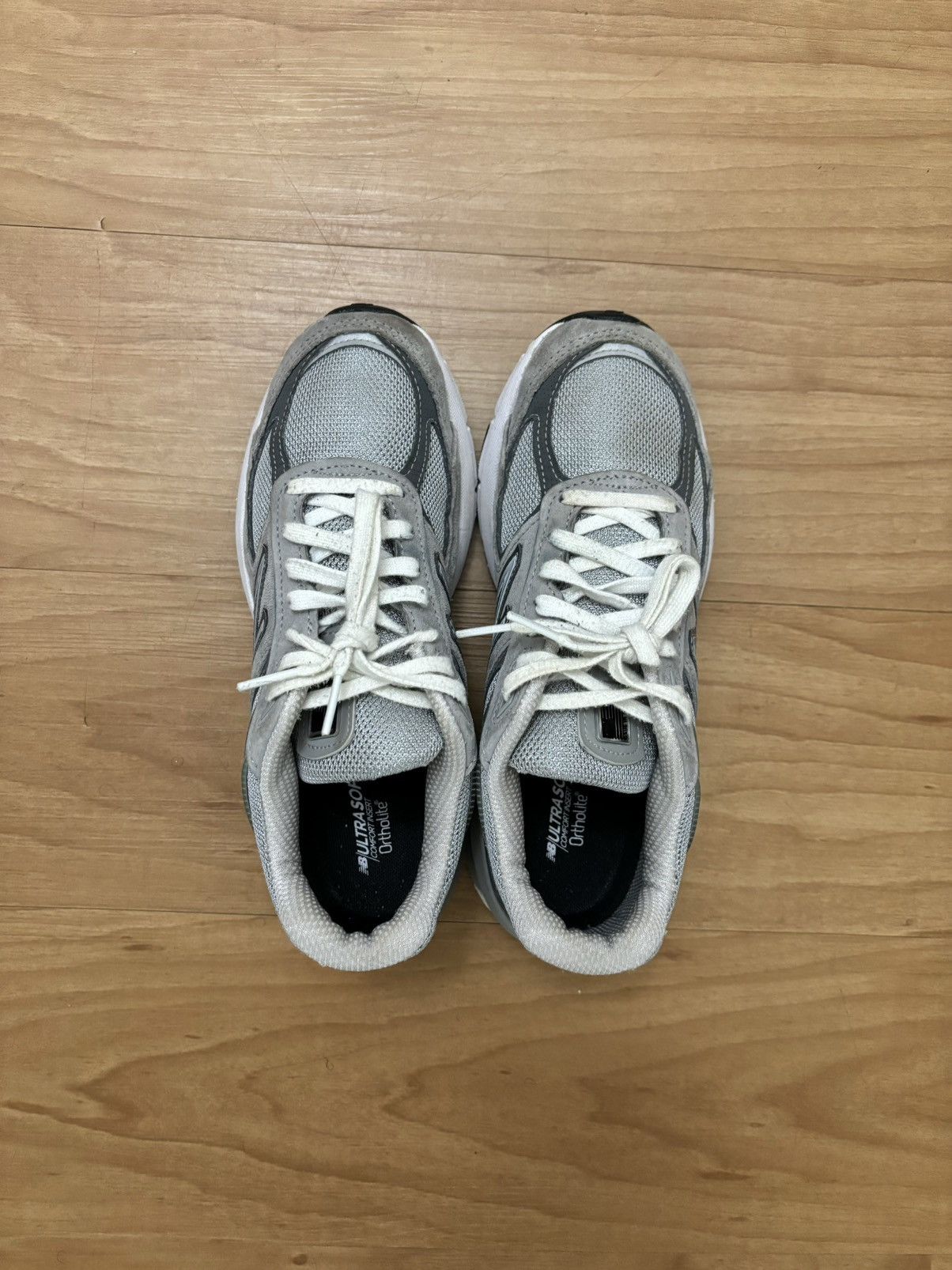New Balance 💨 New Balance 990v5 Grey WMNS (Sz 7.5) Size US 7.5 / IT 37.5 - 4 Thumbnail