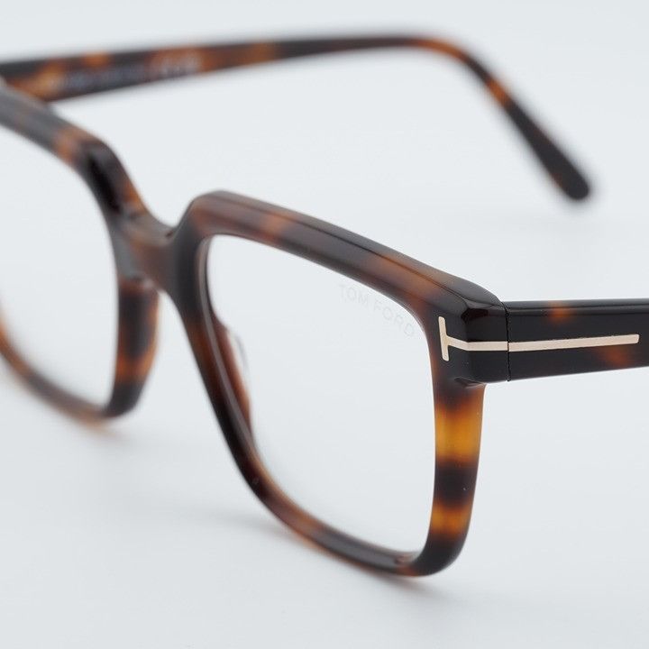 Tom Ford Tom Ford FT5889-B 053 Eyeglasses Havana 53mm Square Frame Size ONE SIZE - 2 Thumbnail