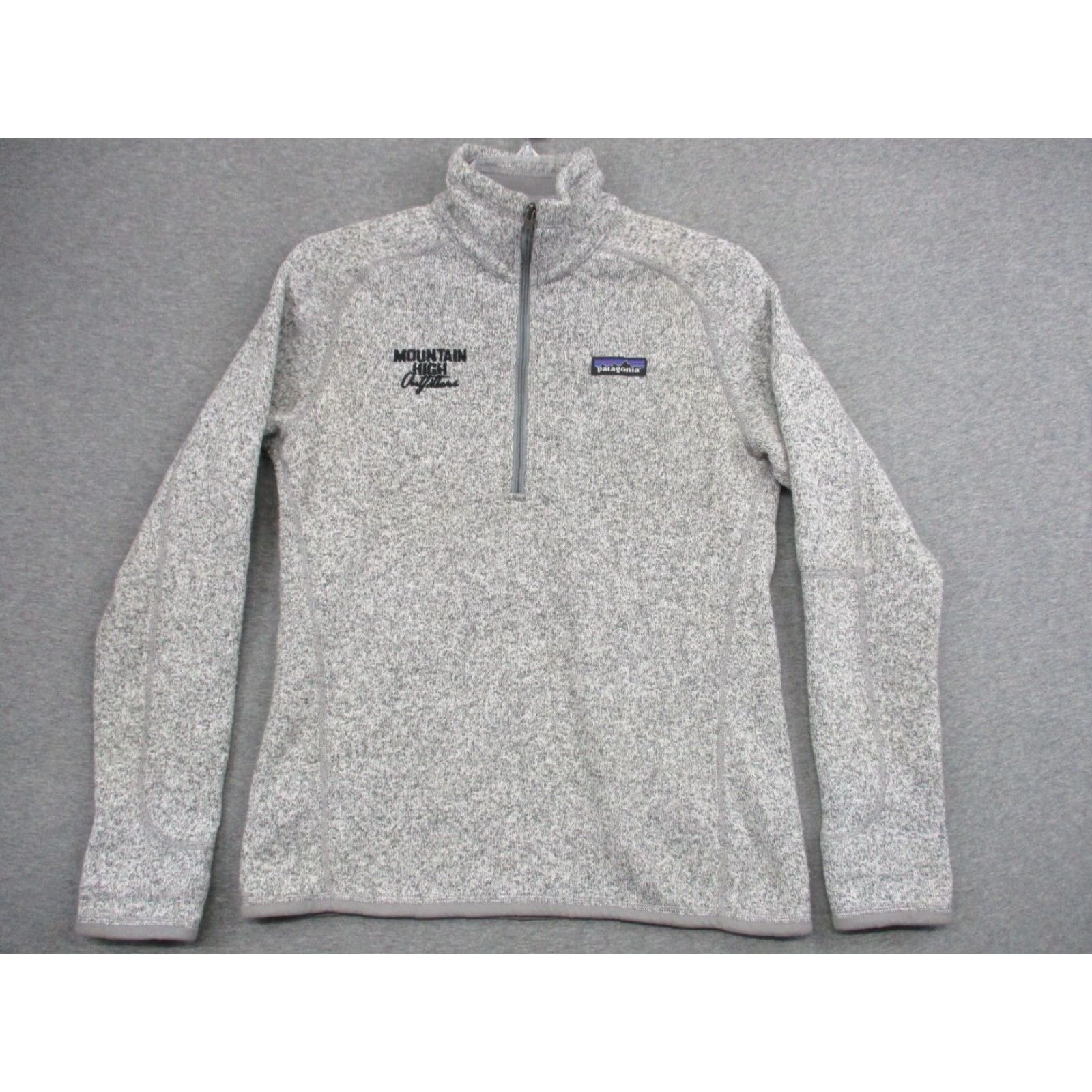 Patagonia VINTAGE Patagonia Fleece Pullover Womens Small Heathered Gray Pullover Jacket Size S / US 4 / IT 40 - 2 Thumbnail