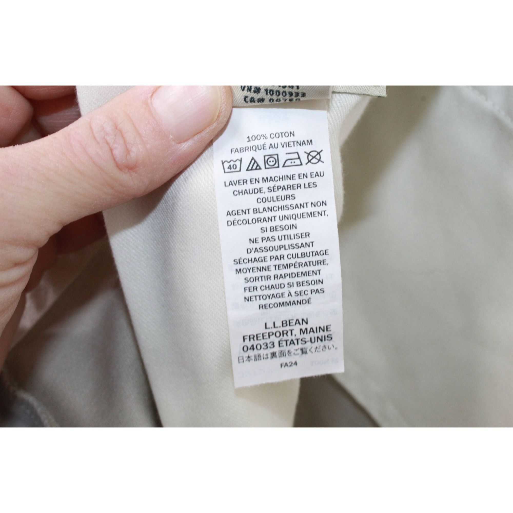 L.L. Bean LL Bean Men's Wrinkle Free Double L Chinos Classic Fit 38 Size US 38 / EU 54 - 10 Thumbnail