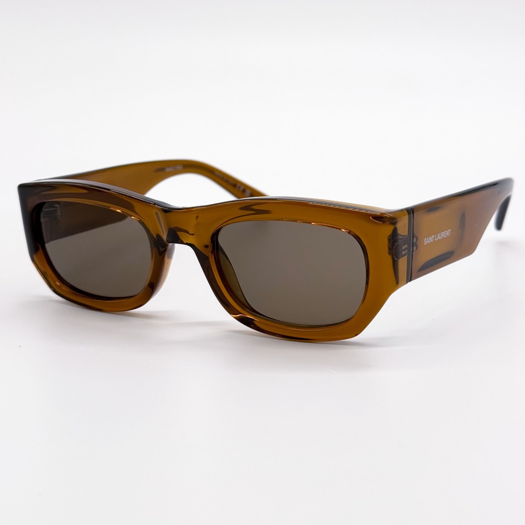 Saint Laurent Paris NEW SAINT LAURENT SUNGLASSES SL713 003 BROWN UNISEX Size ONE SIZE - 2 Thumbnail