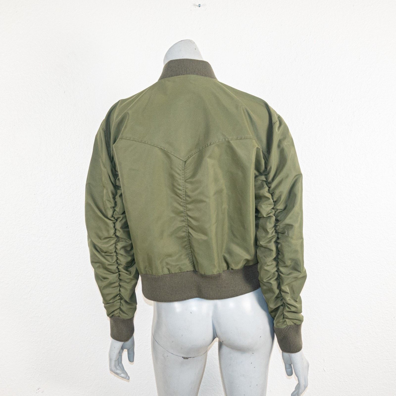 Officine Generale OfficIne Generale $720 Nanni Nylon Bomber Jacket Green Size L / US 10 / IT 46 - 6 Thumbnail